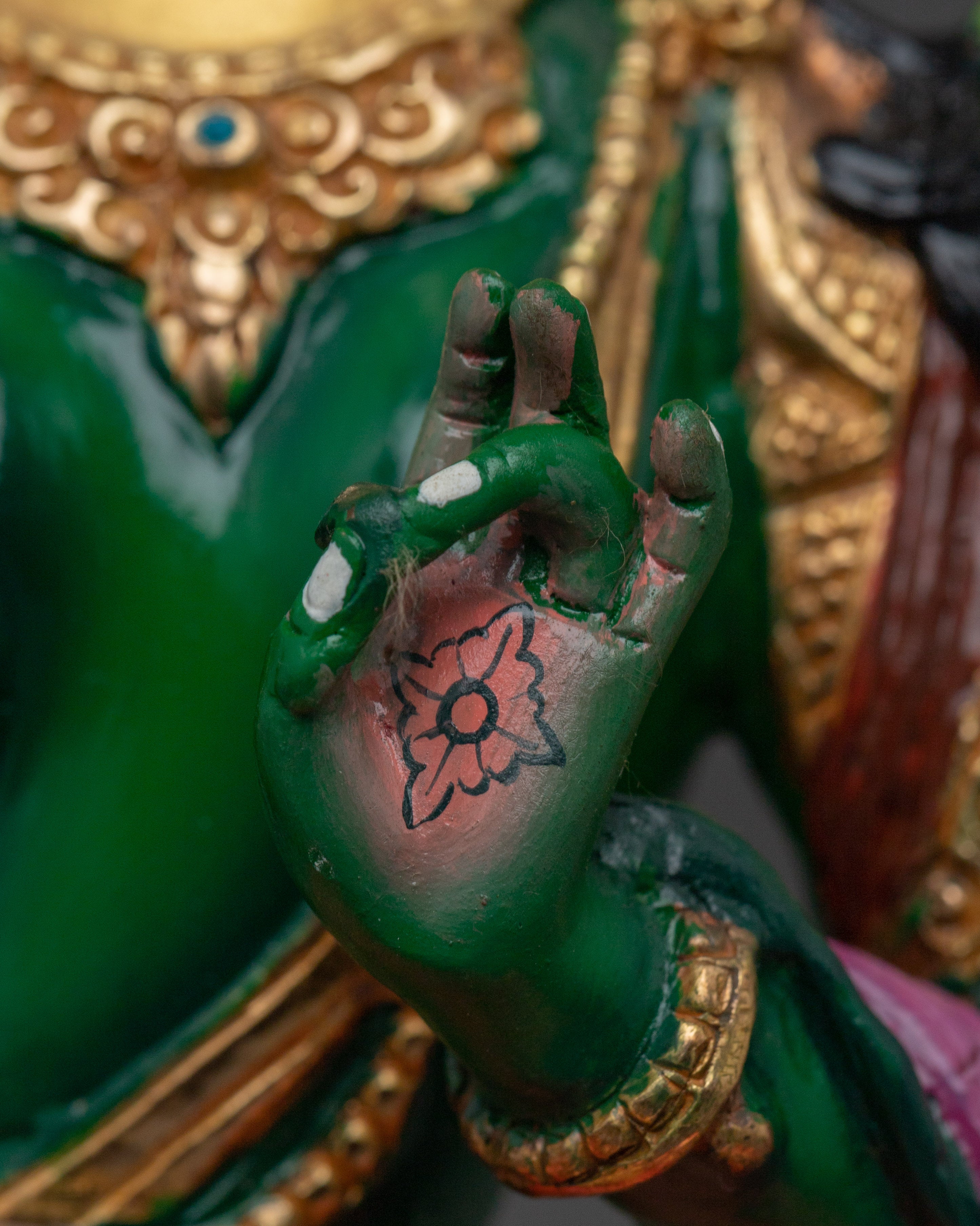 Green Tara, Enlightened Female | Tibetan Buddha for Swift Protection