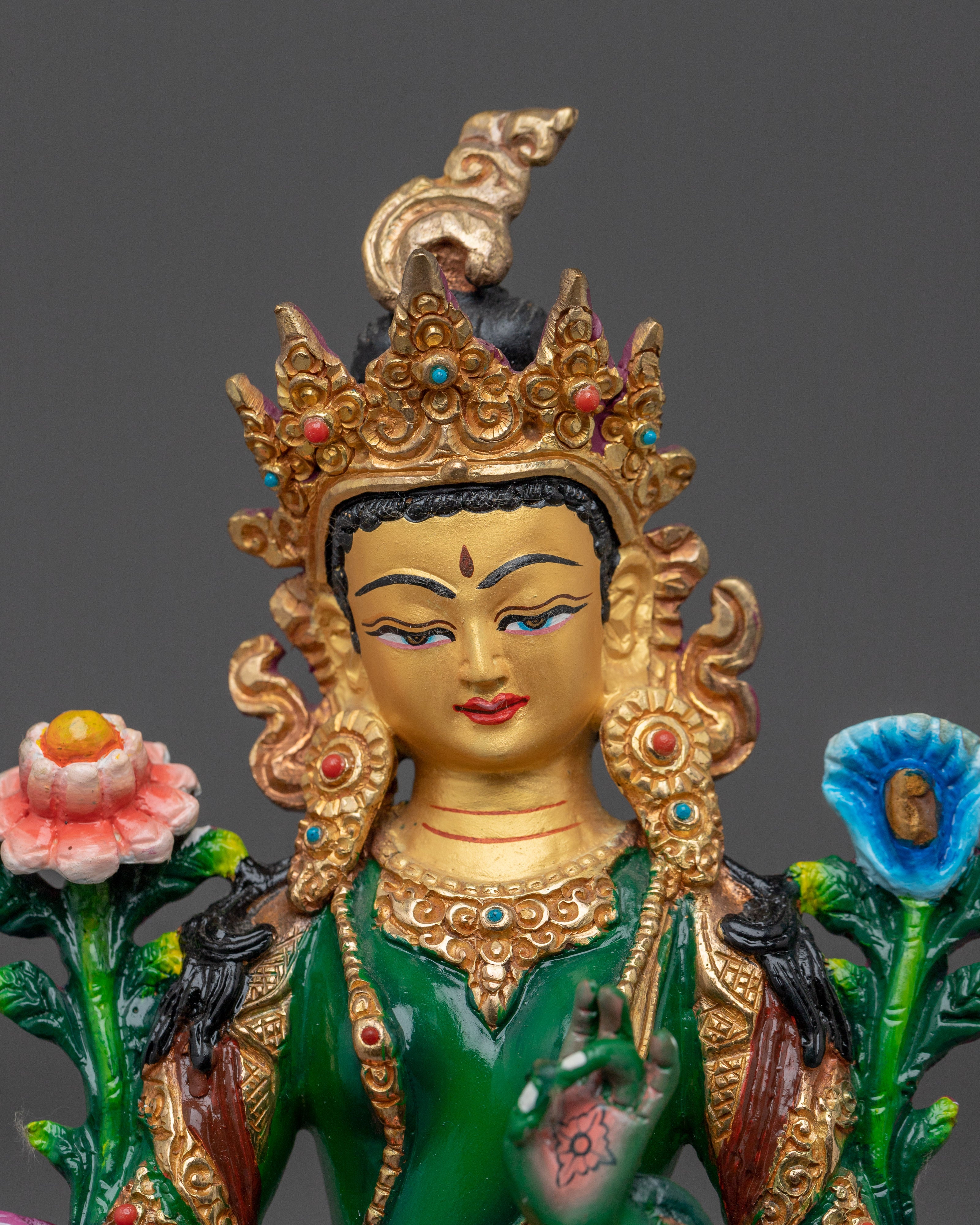Green Tara, Enlightened Female | Tibetan Buddha for Swift Protection