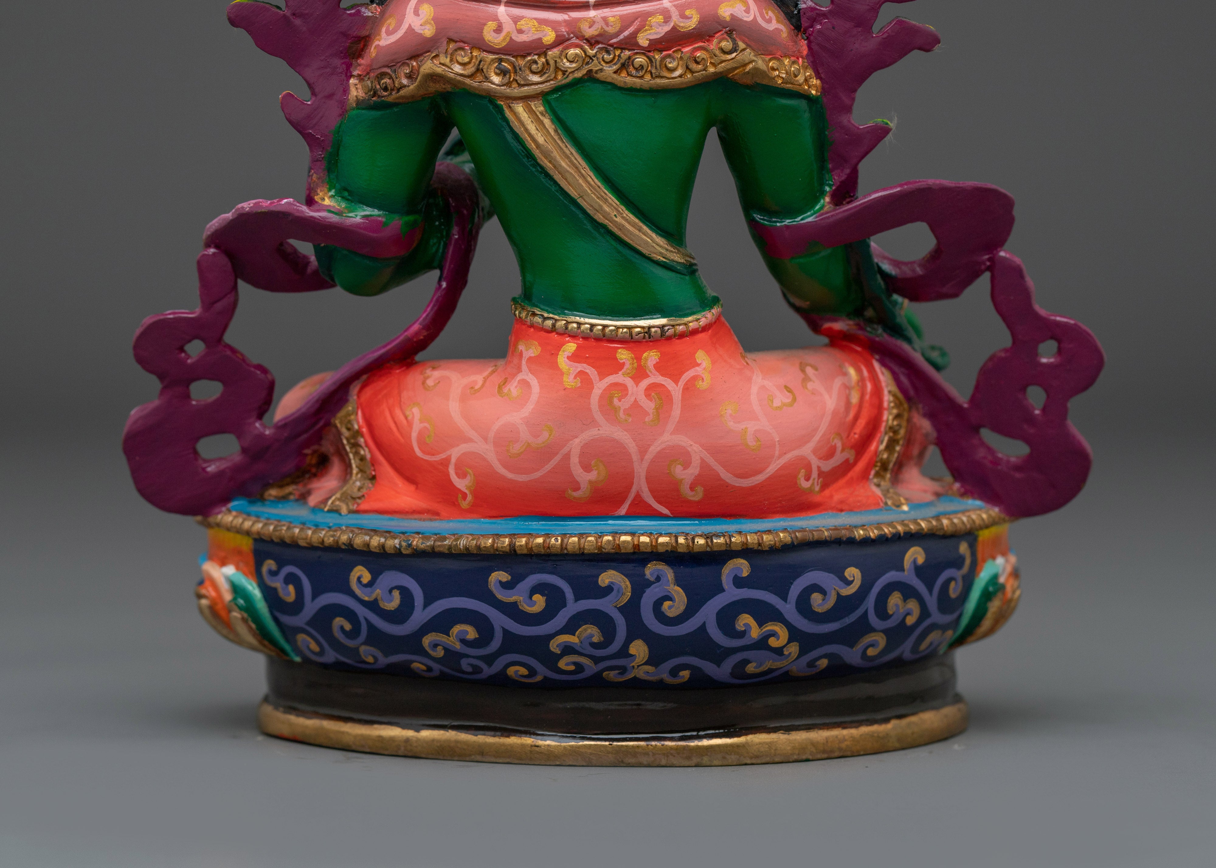 Green Tara, Enlightened Female | Tibetan Buddha for Swift Protection