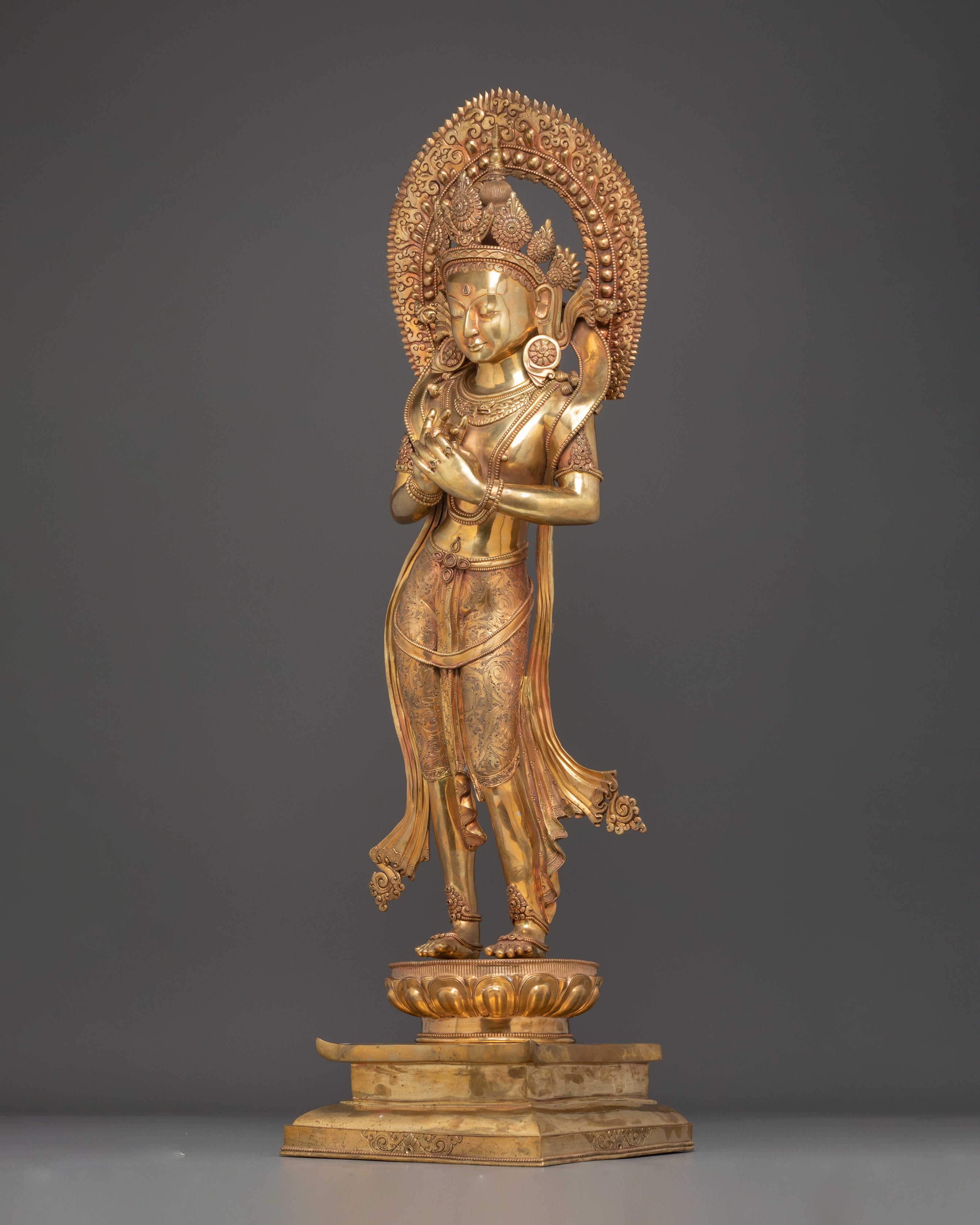 Maitreya, Buddha of Compassion | Himalayan Handcrafted Icon