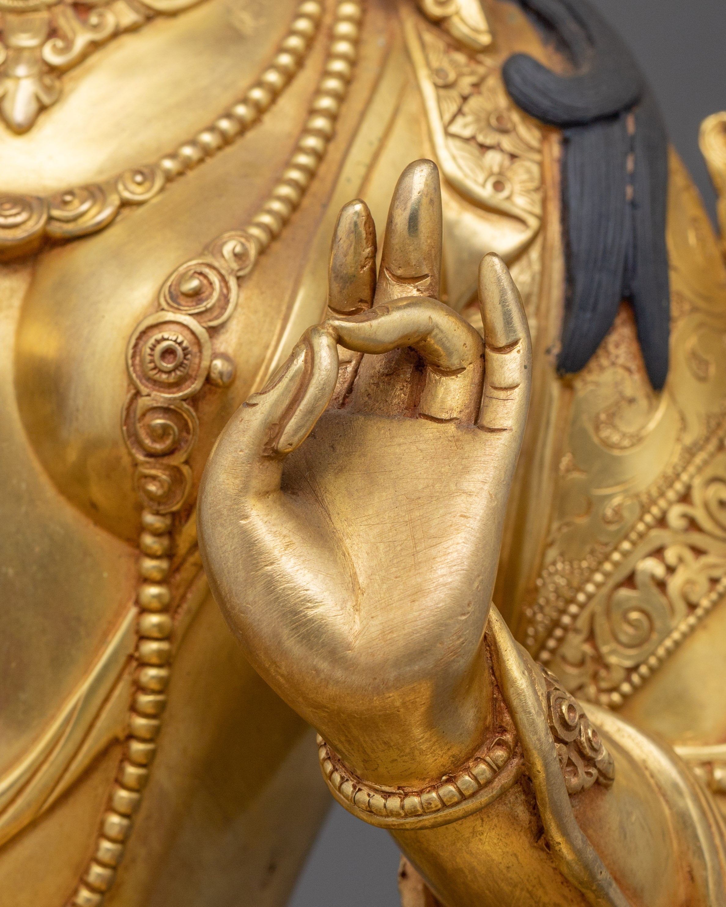 Green Tara, Liberation symbol | Tibetan Buddha Icon