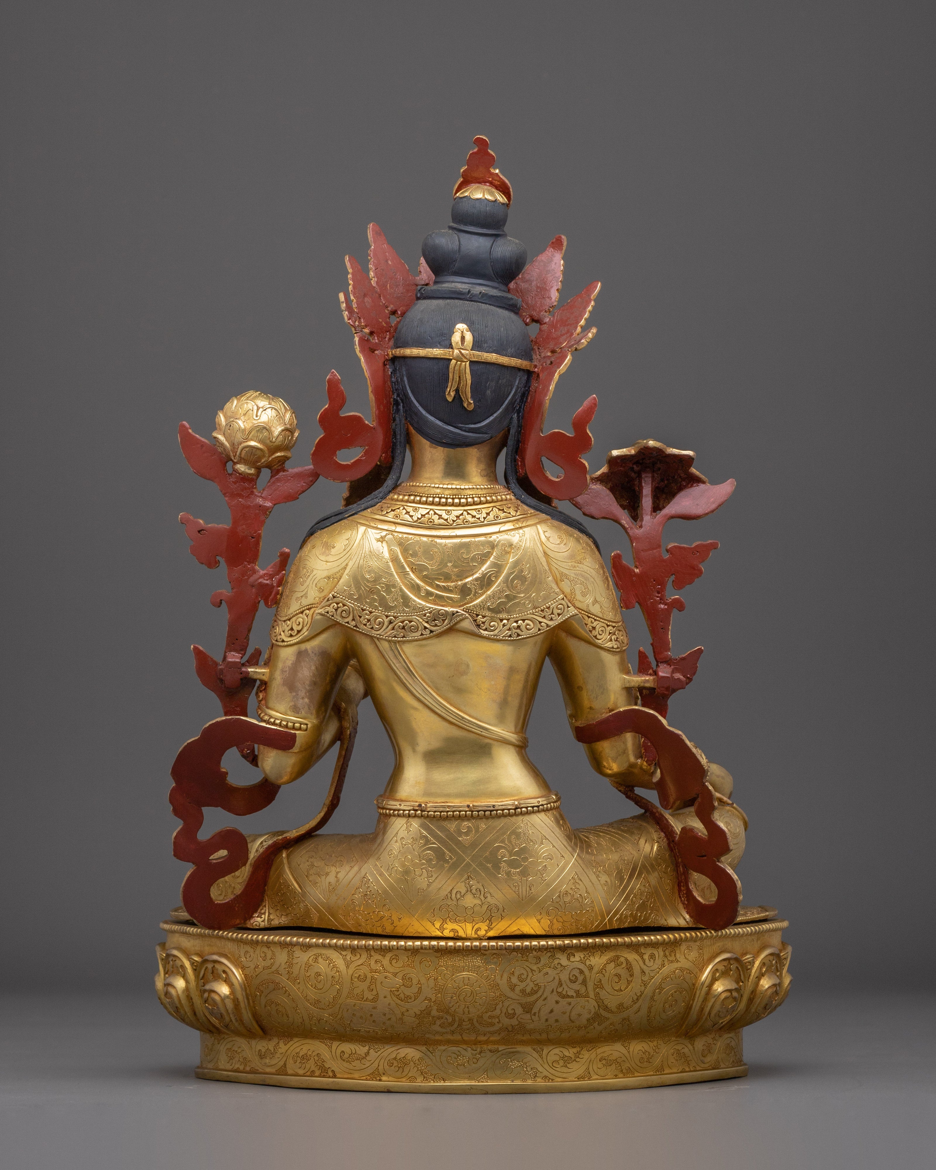 Green Tara, Liberation symbol | Tibetan Buddha Icon