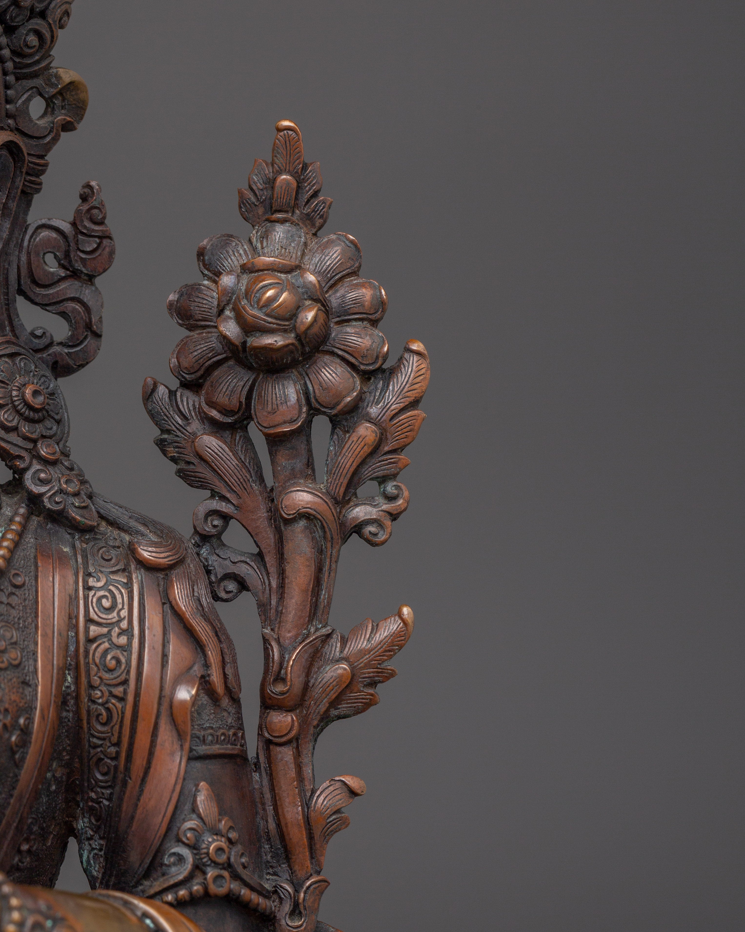 Green Tara Oxidized Artwork | Meditation and Spiritual Shrine