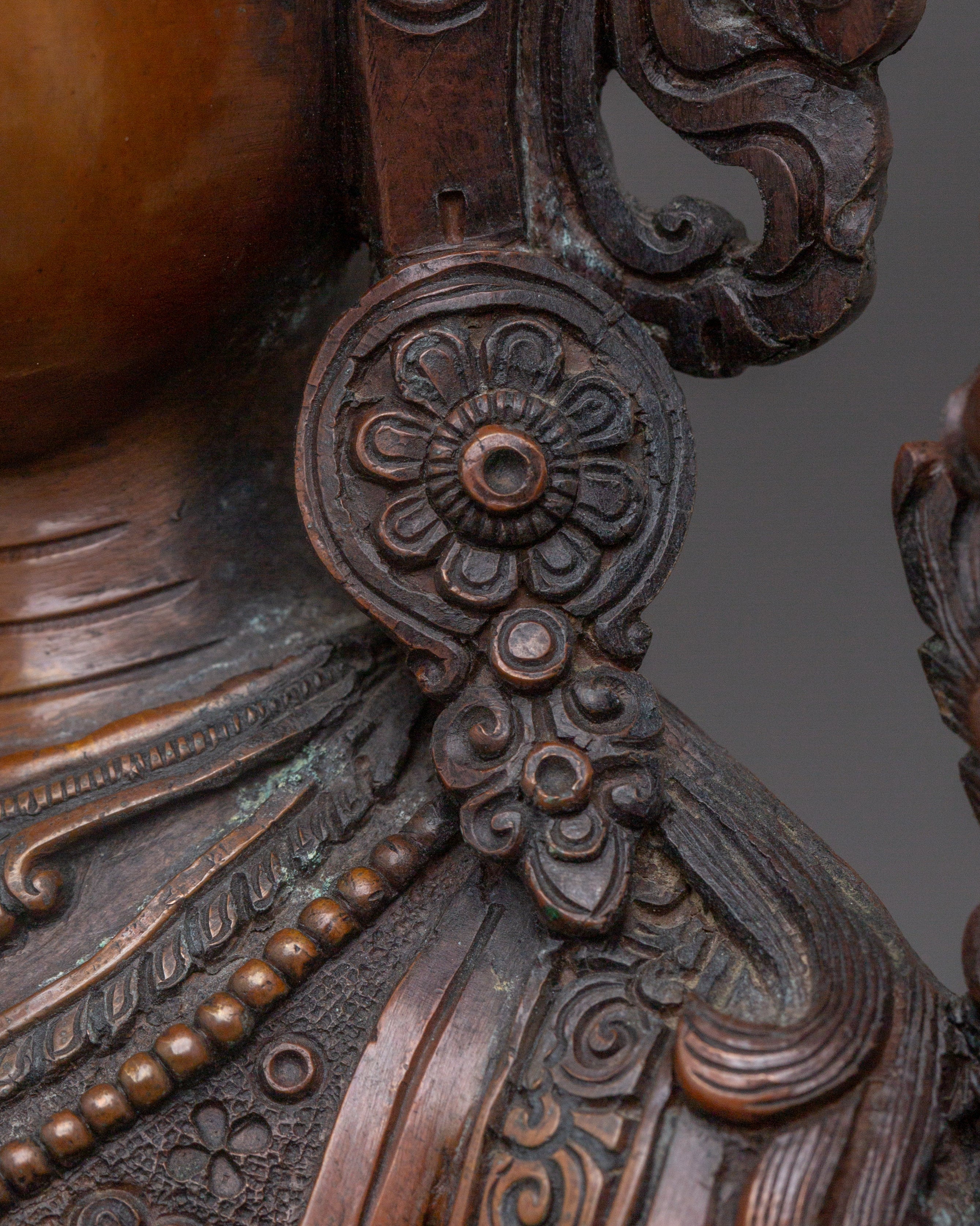 Green Tara Oxidized Artwork | Meditation and Spiritual Shrine