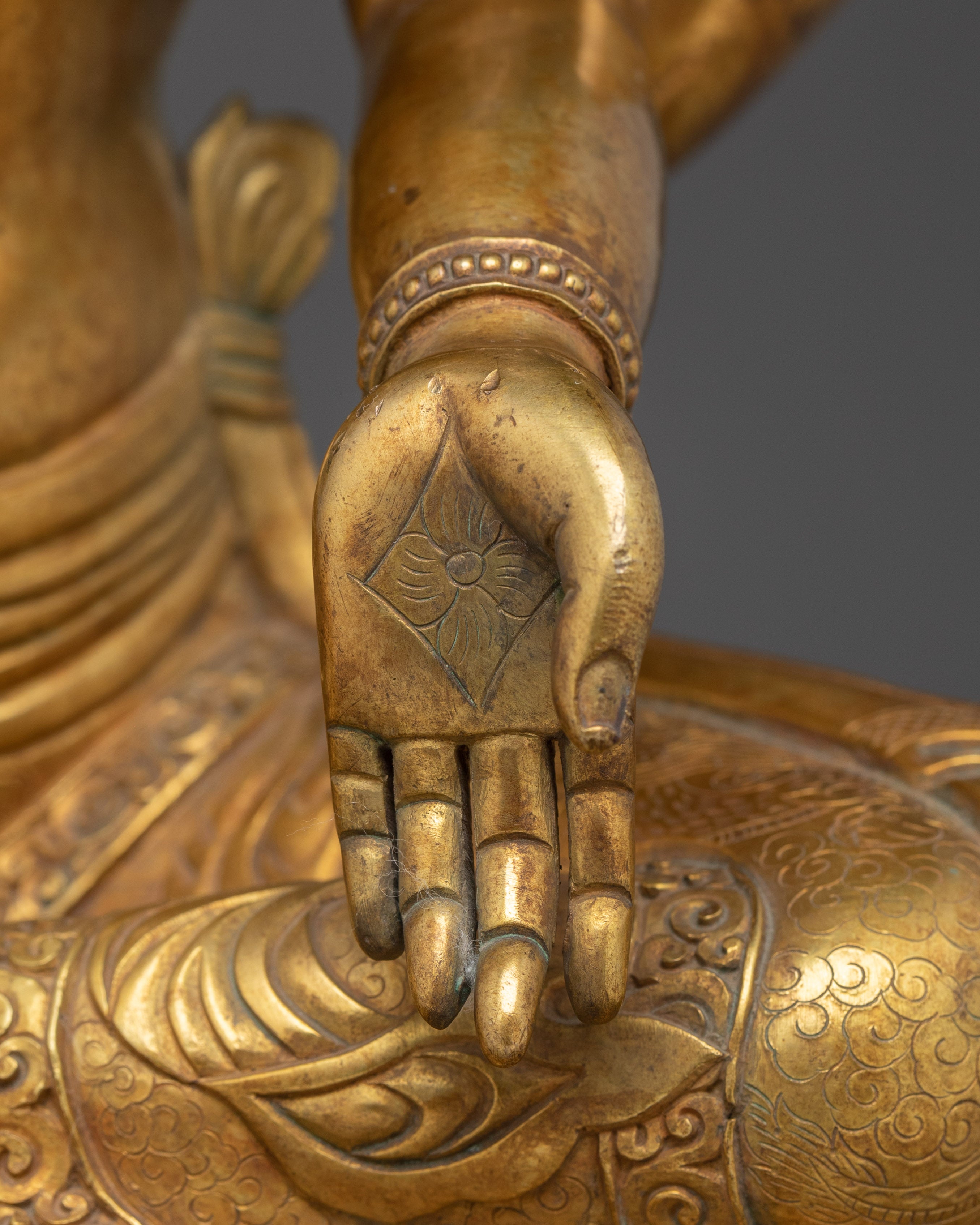 Durga Statue | 24K Gold Gilded Craftsmanship for Strength and Protection