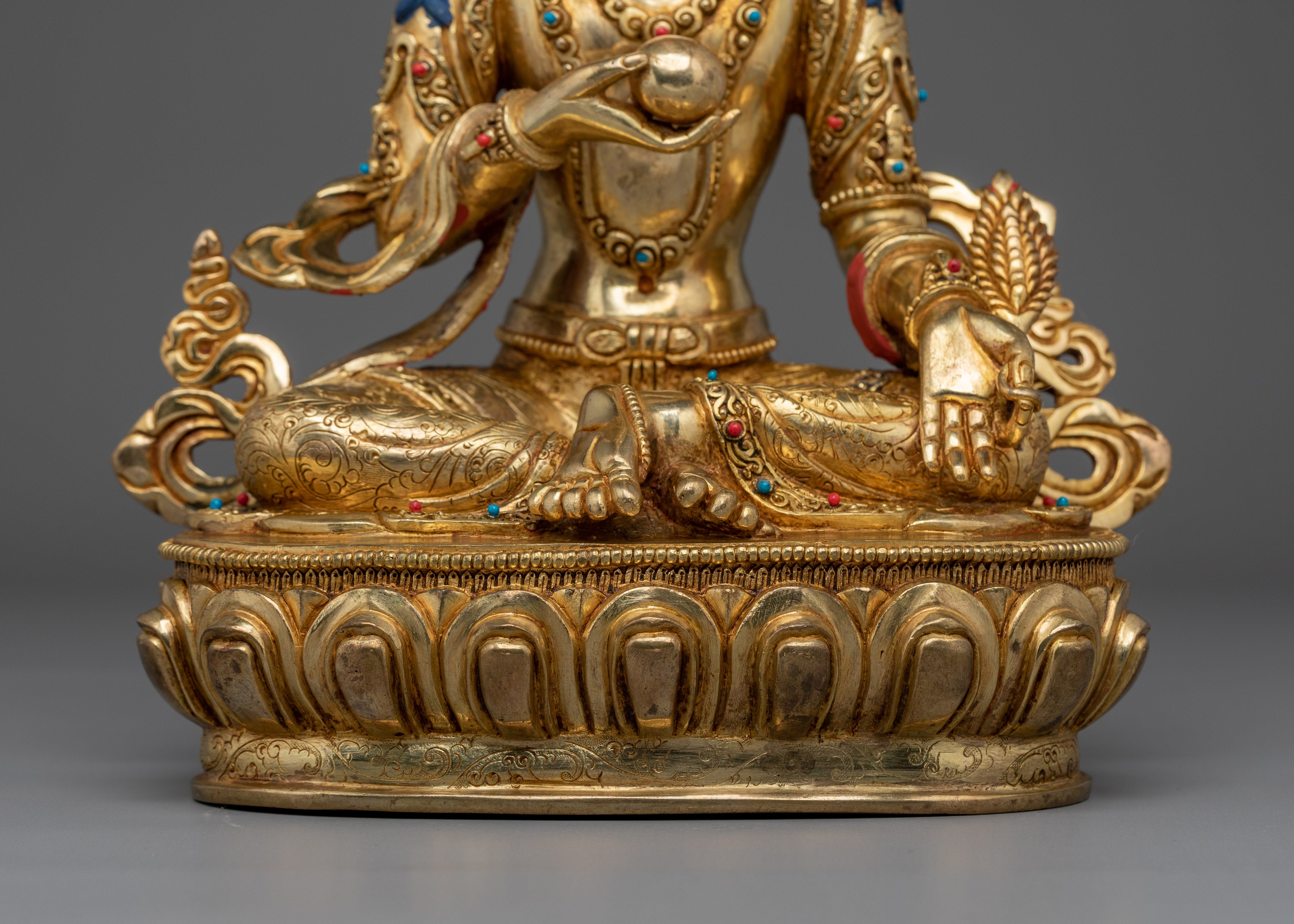 Sacred Kshitigarbha Statue | Nepali Handcrafted Sculpture