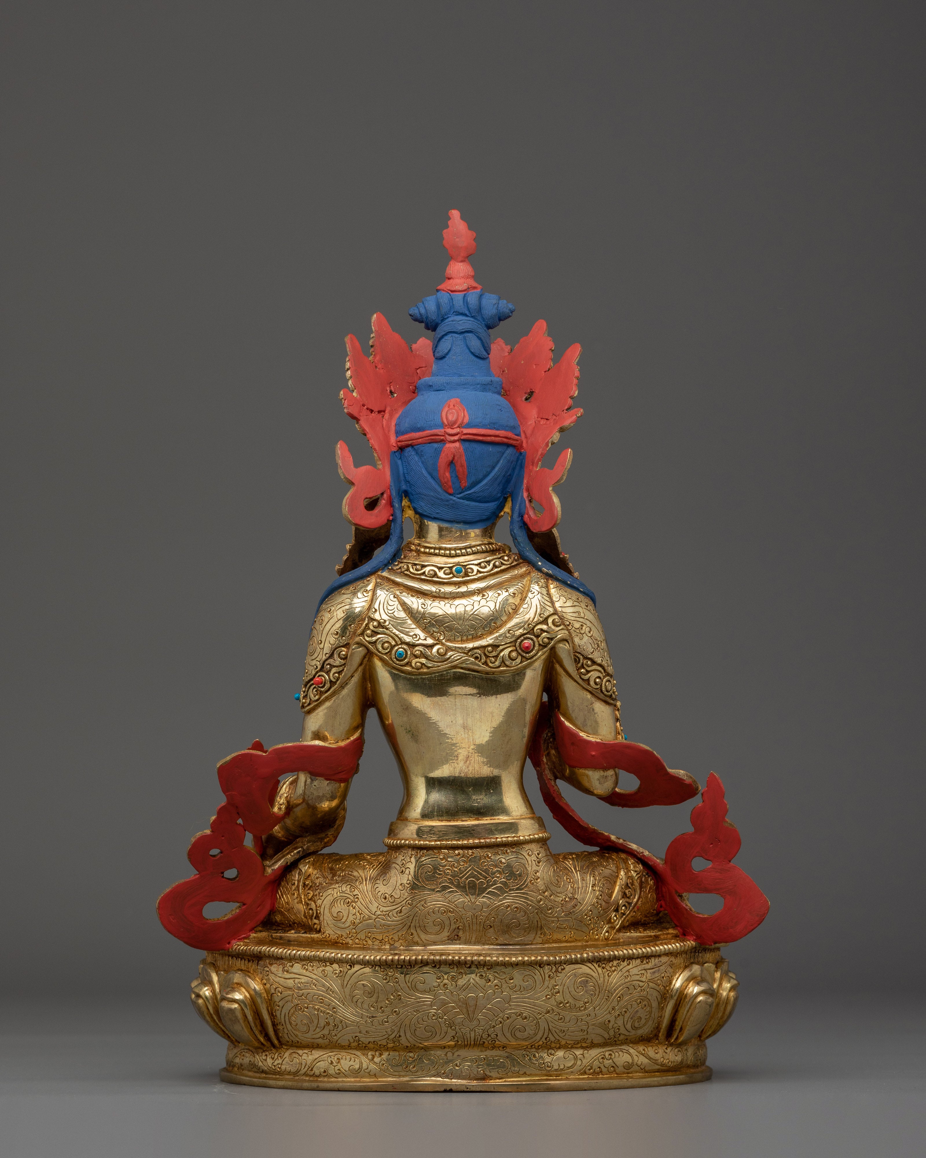 Sacred Kshitigarbha Statue | Nepali Handcrafted Sculpture