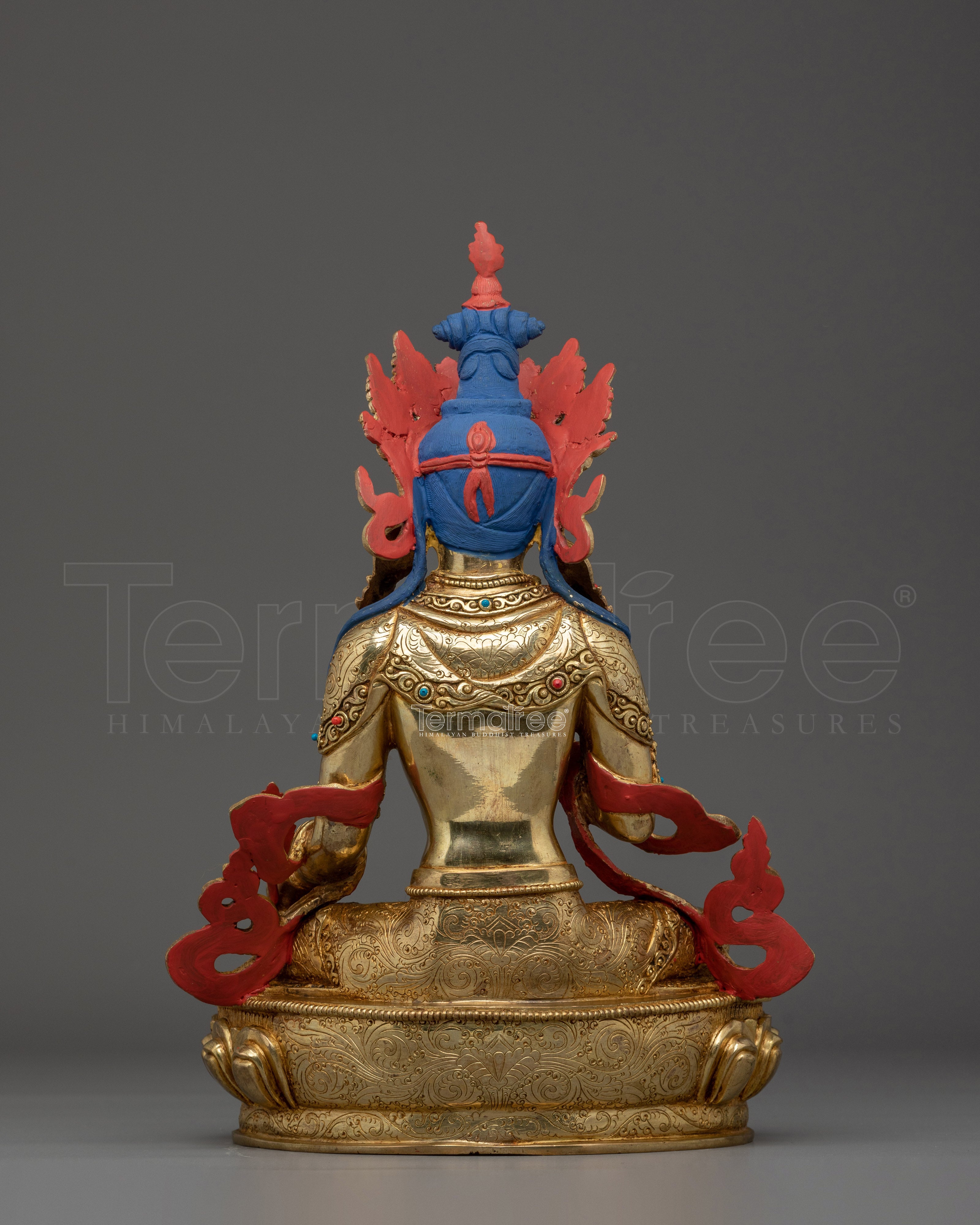 Sacred Kshitigarbha Statue | Nepali Handcrafted Sculpture