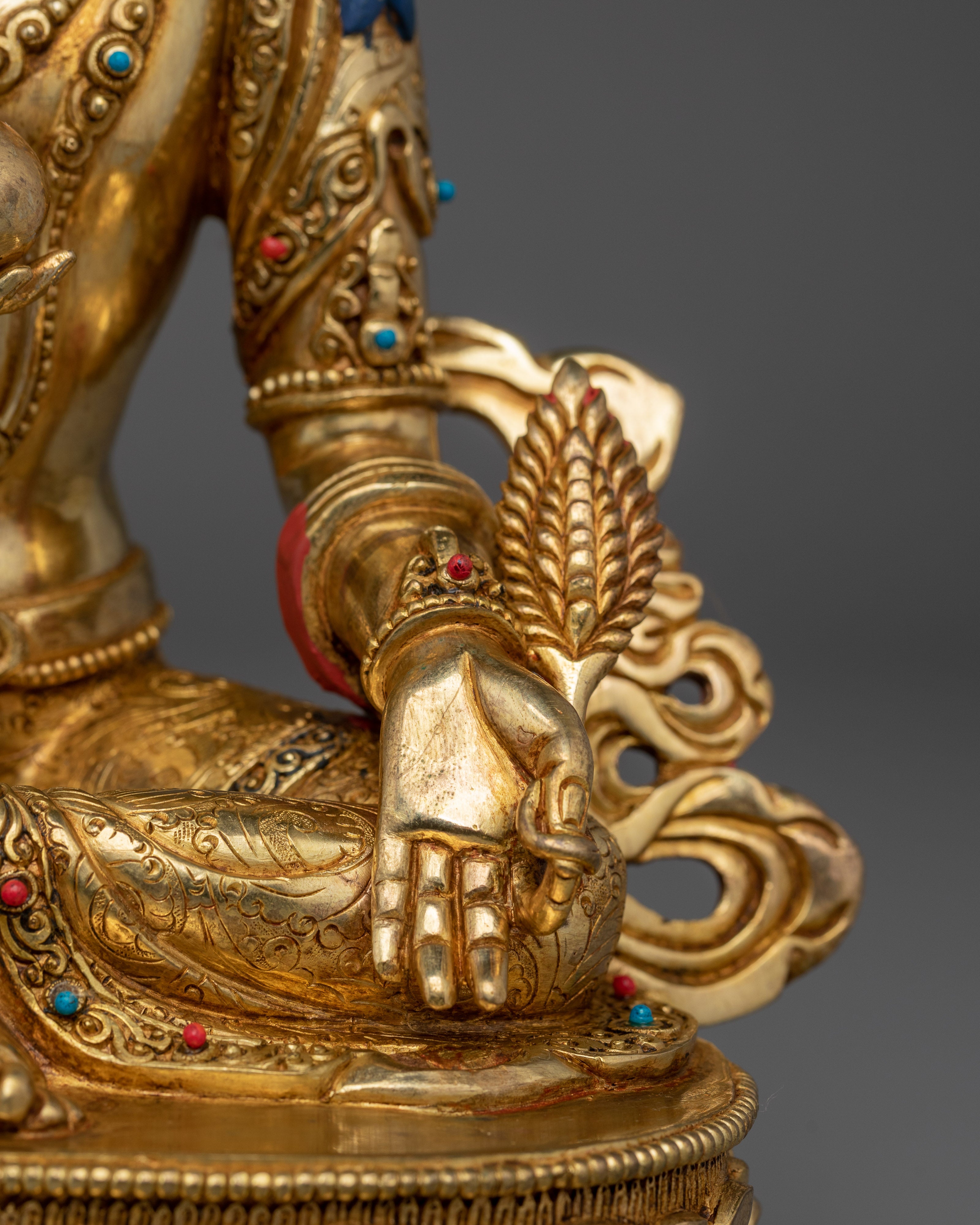 Sacred Kshitigarbha Statue | Nepali Handcrafted Sculpture