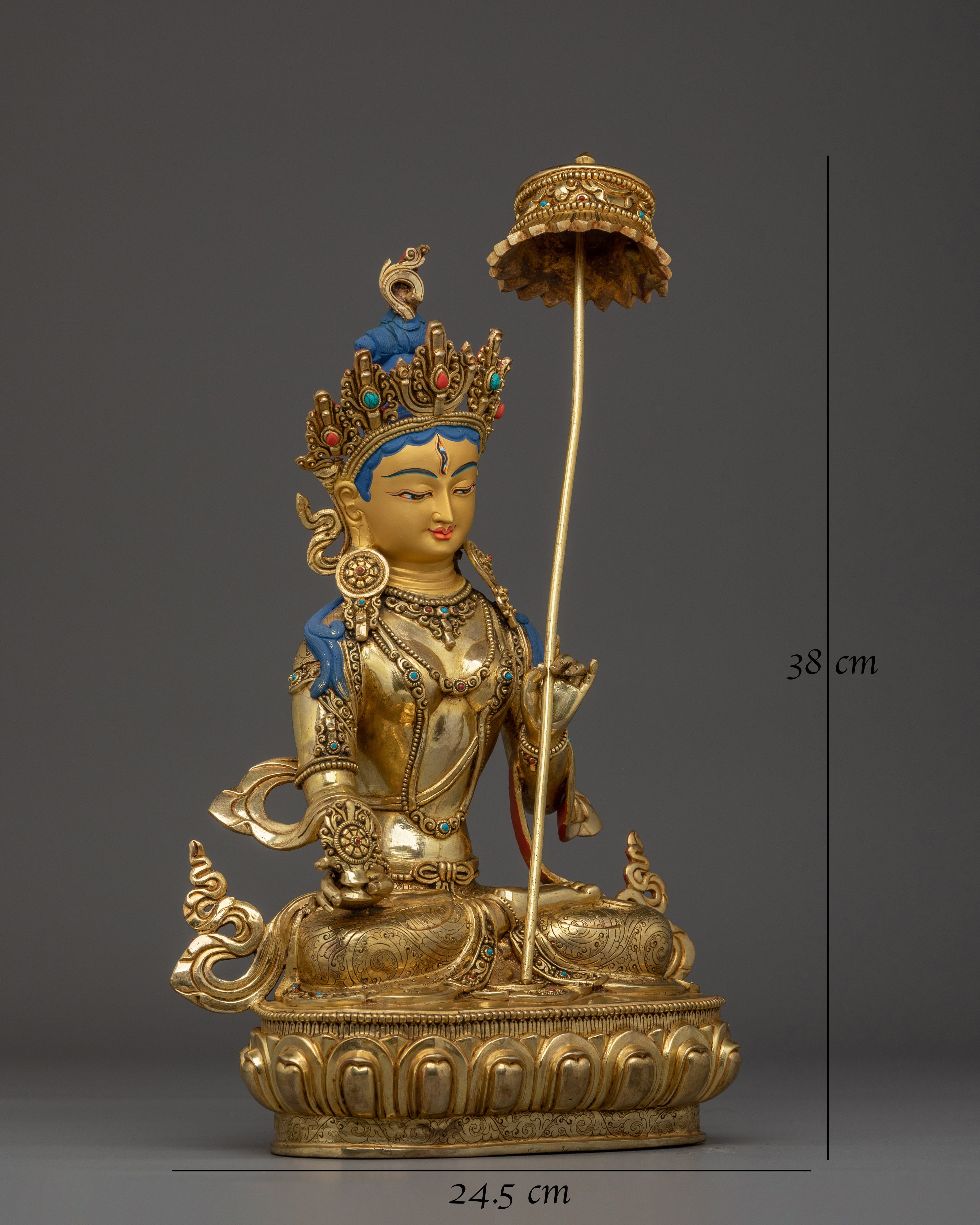 traditional-tibetan-dukar-statue