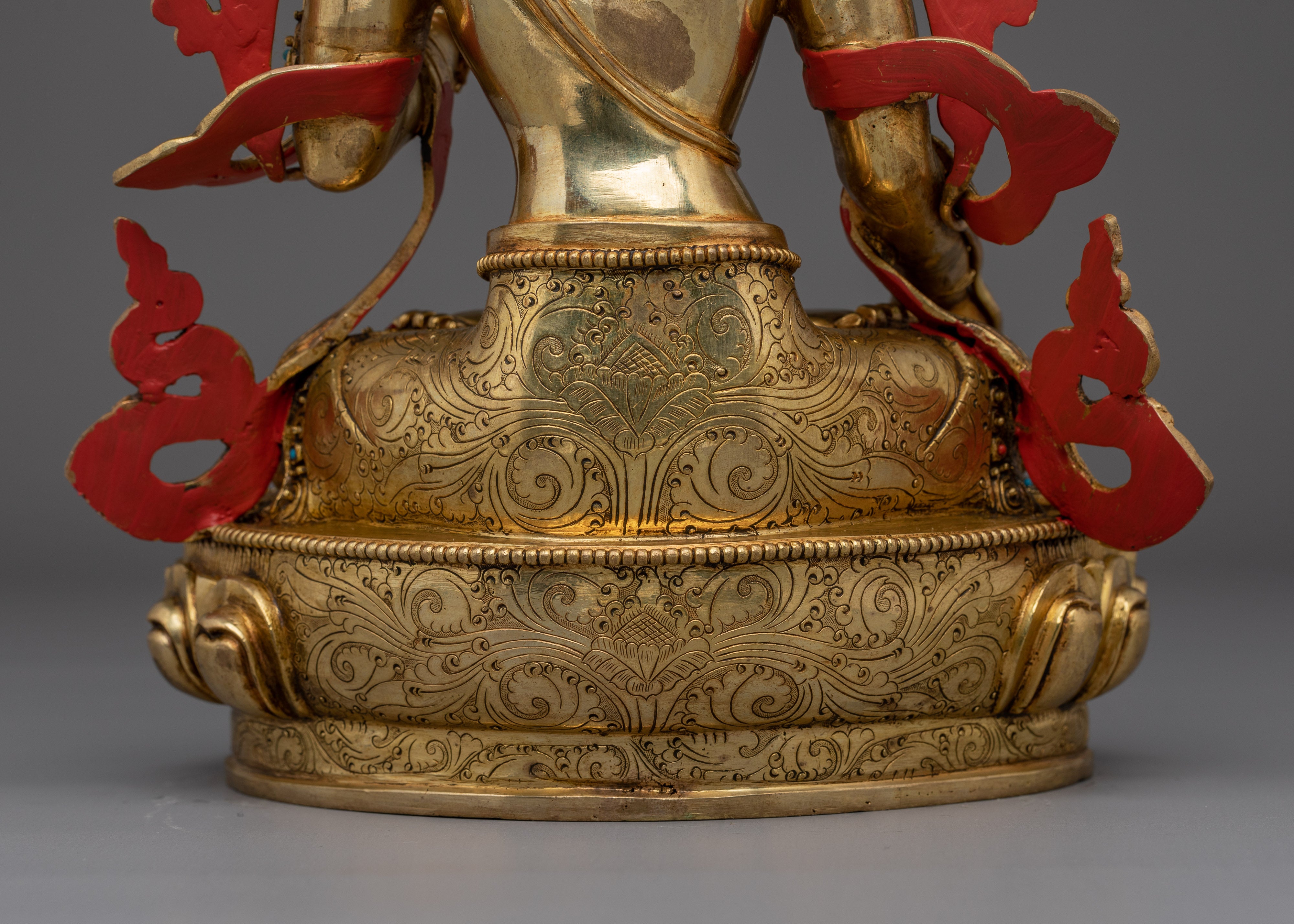Himalayan Golden White Tara Statue | Divine Feminine for Compassion