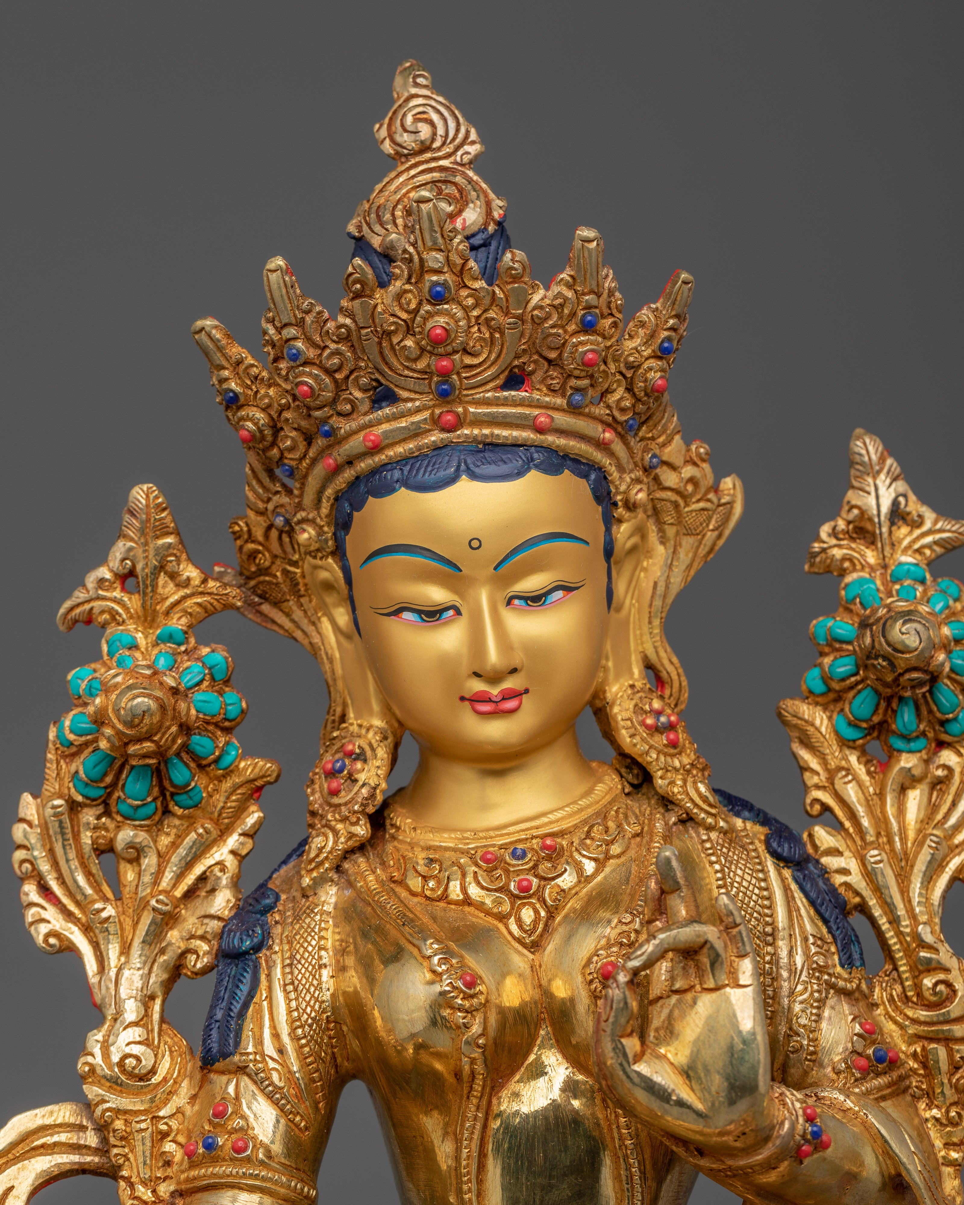 Statue of Green Tara: Mother of Liberation