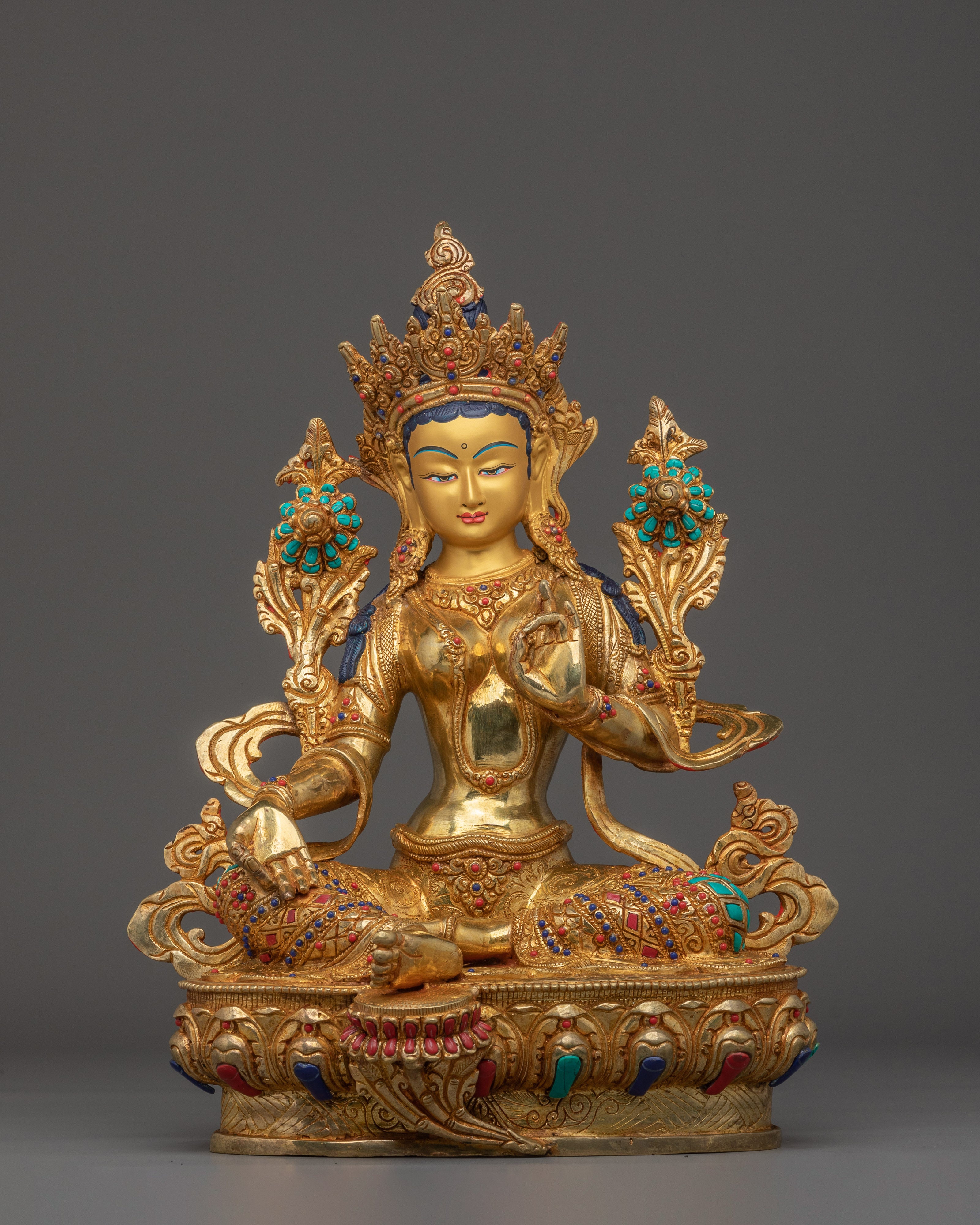 Statue of Green Tara: Mother of Liberation