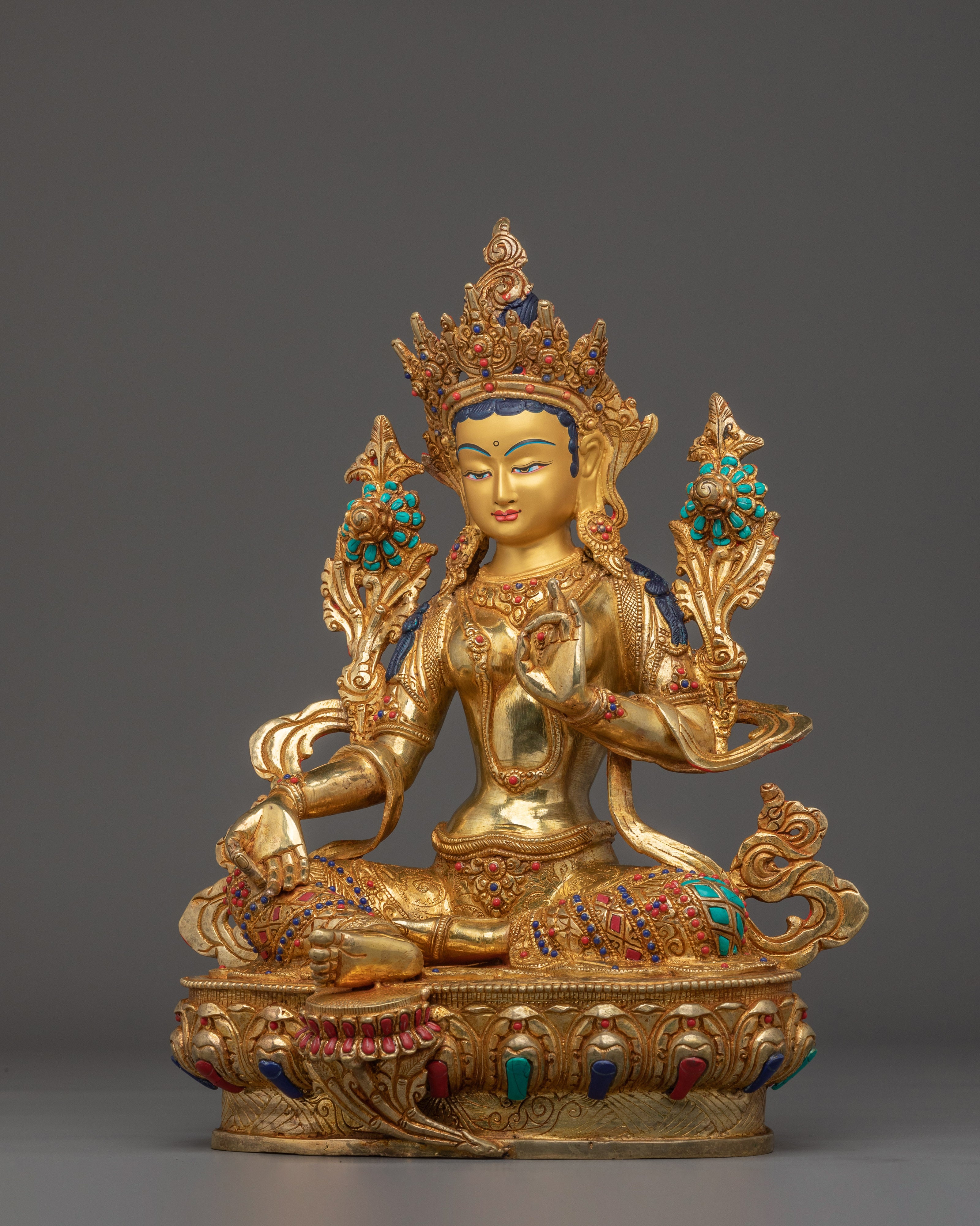 Statue of Green Tara: Mother of Liberation