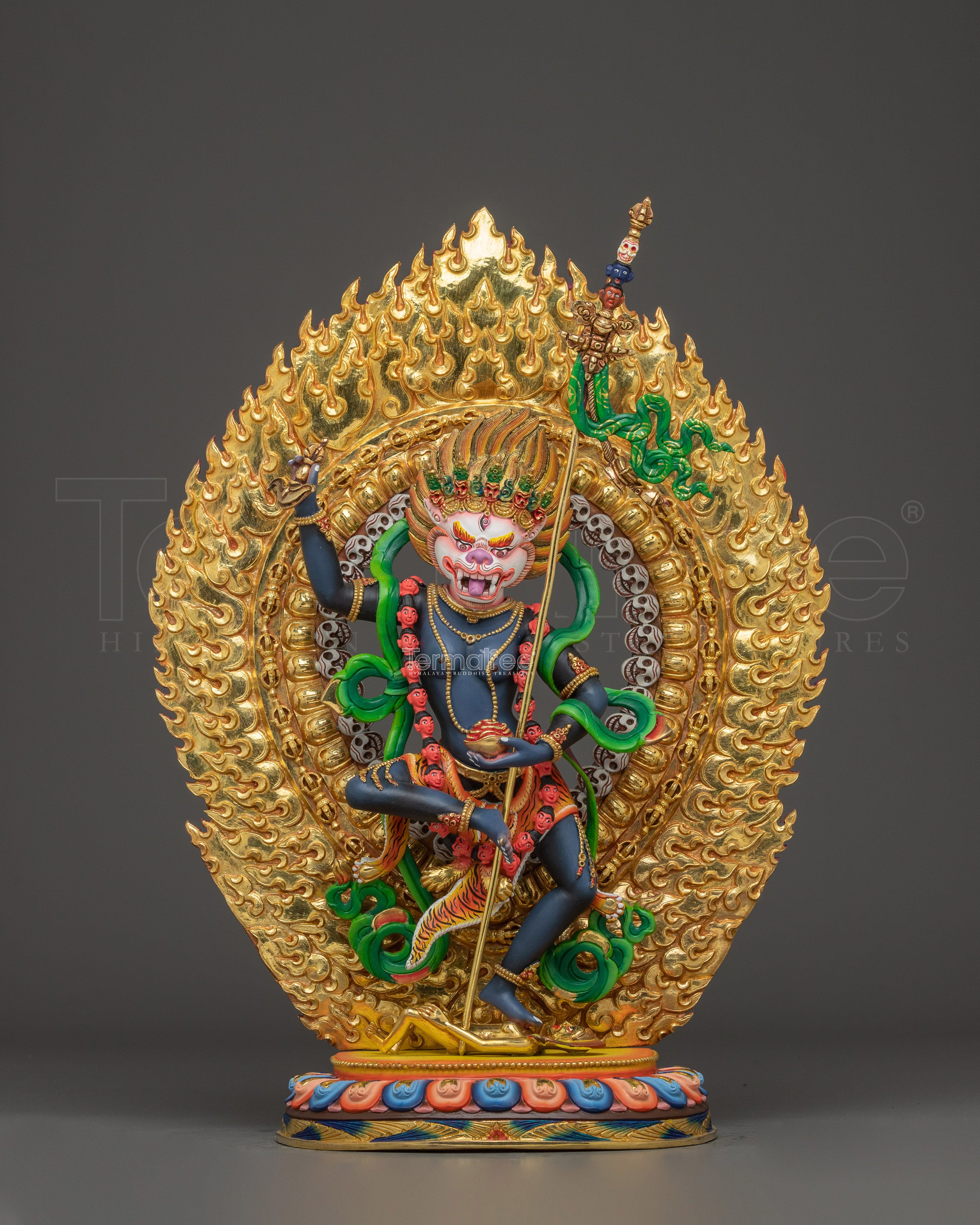 Tibetan Powerful Yogini Simhamukha