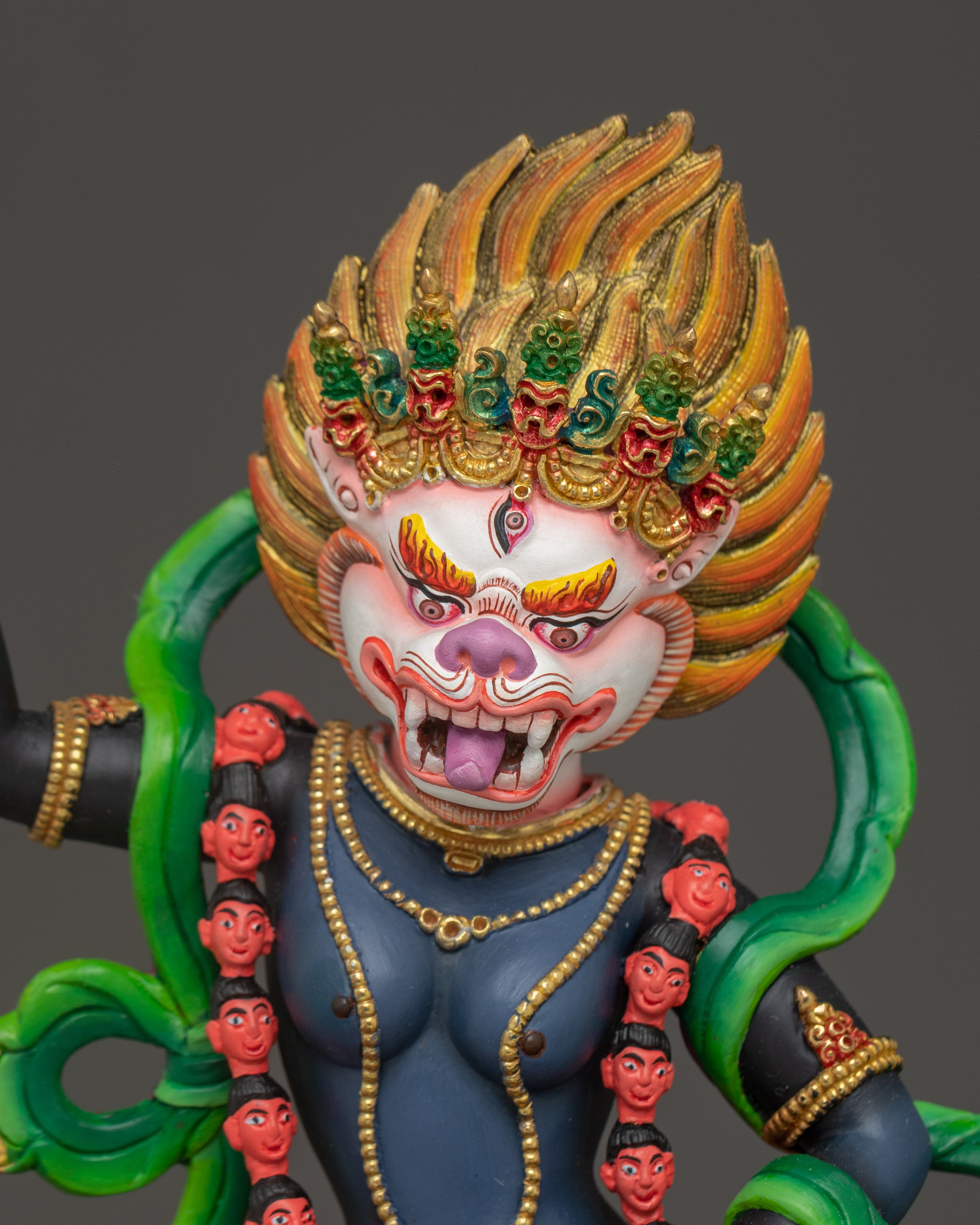 Tibetan Powerful Yogini Simhamukha