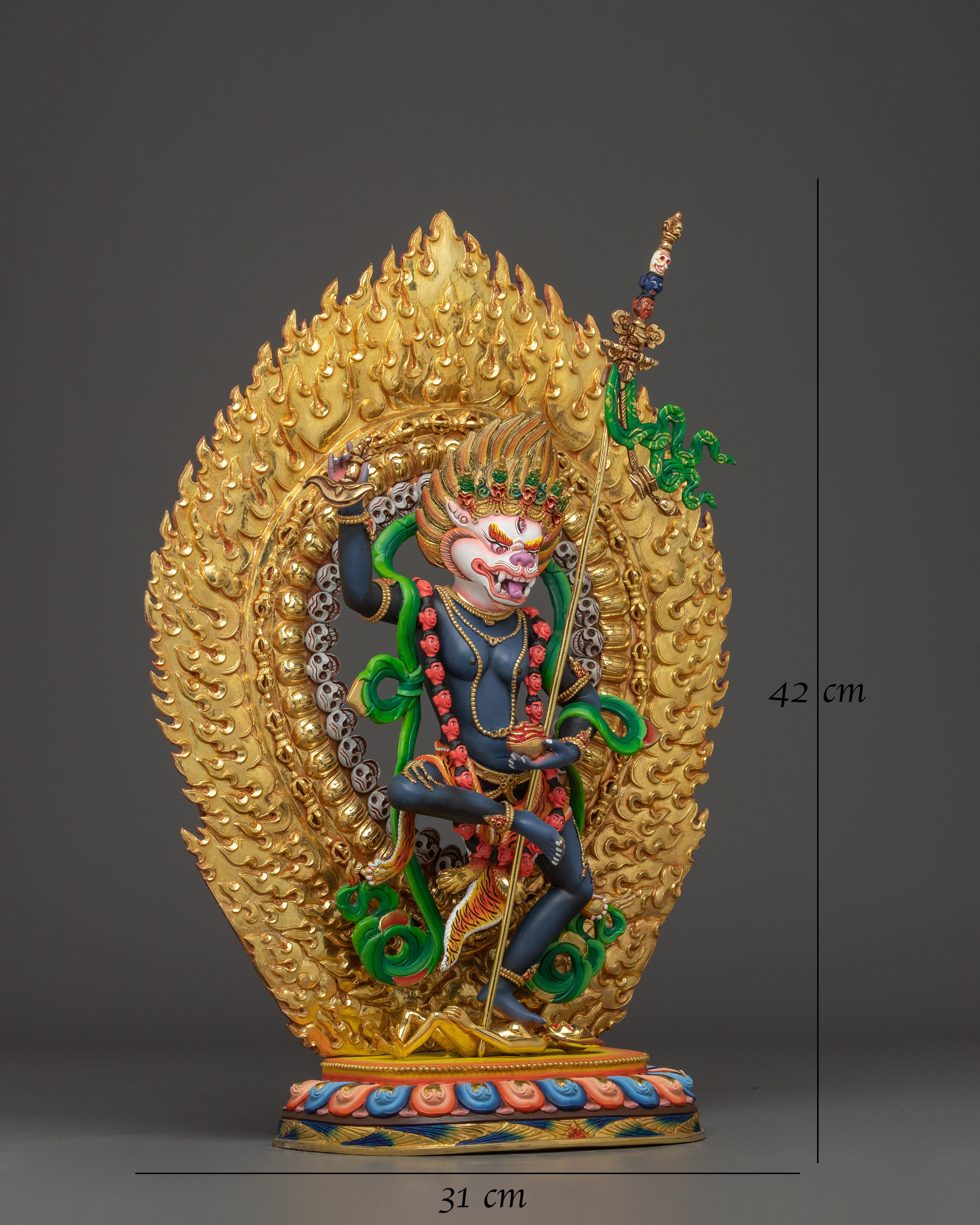 Tibetan Powerful Yogini Simhamukha