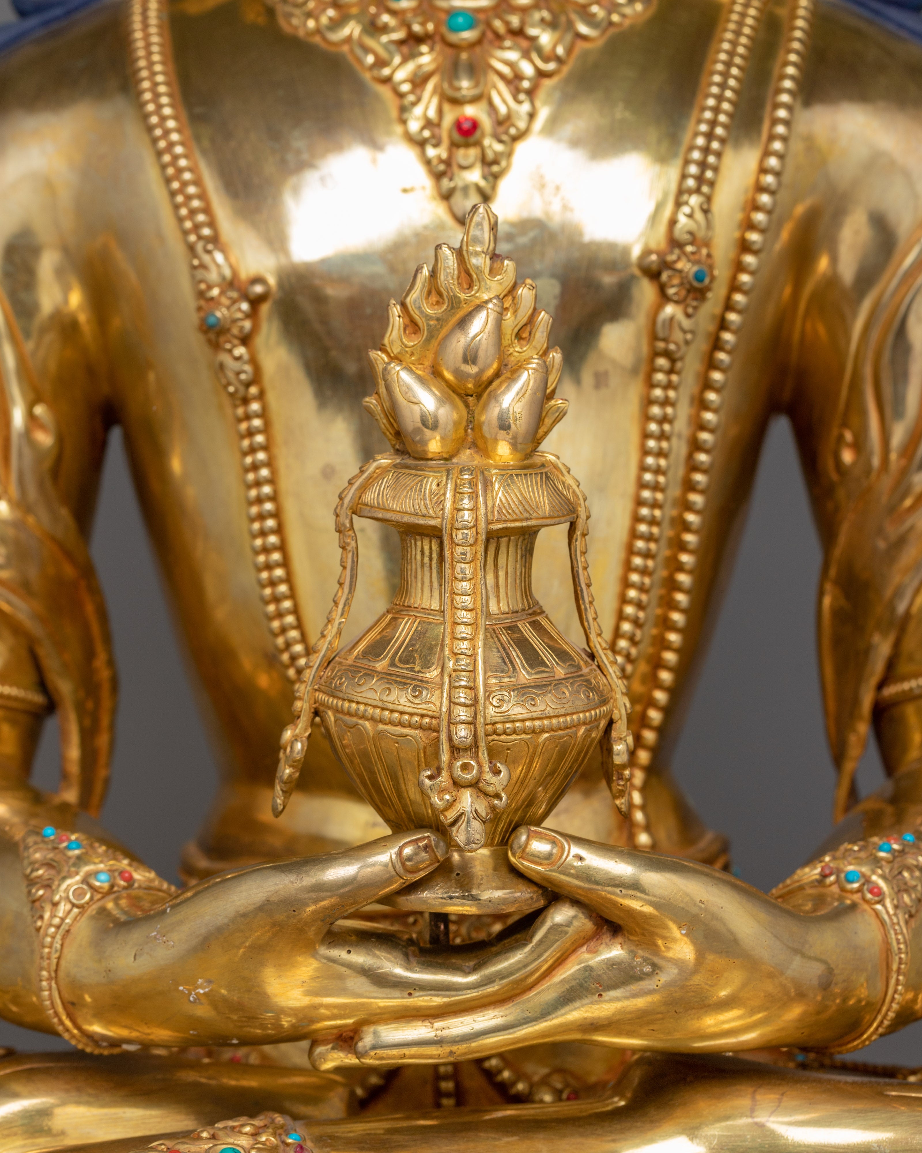 Amitayus Art, Eternal Life Giver | Himalayan Statue of Divine Longevity