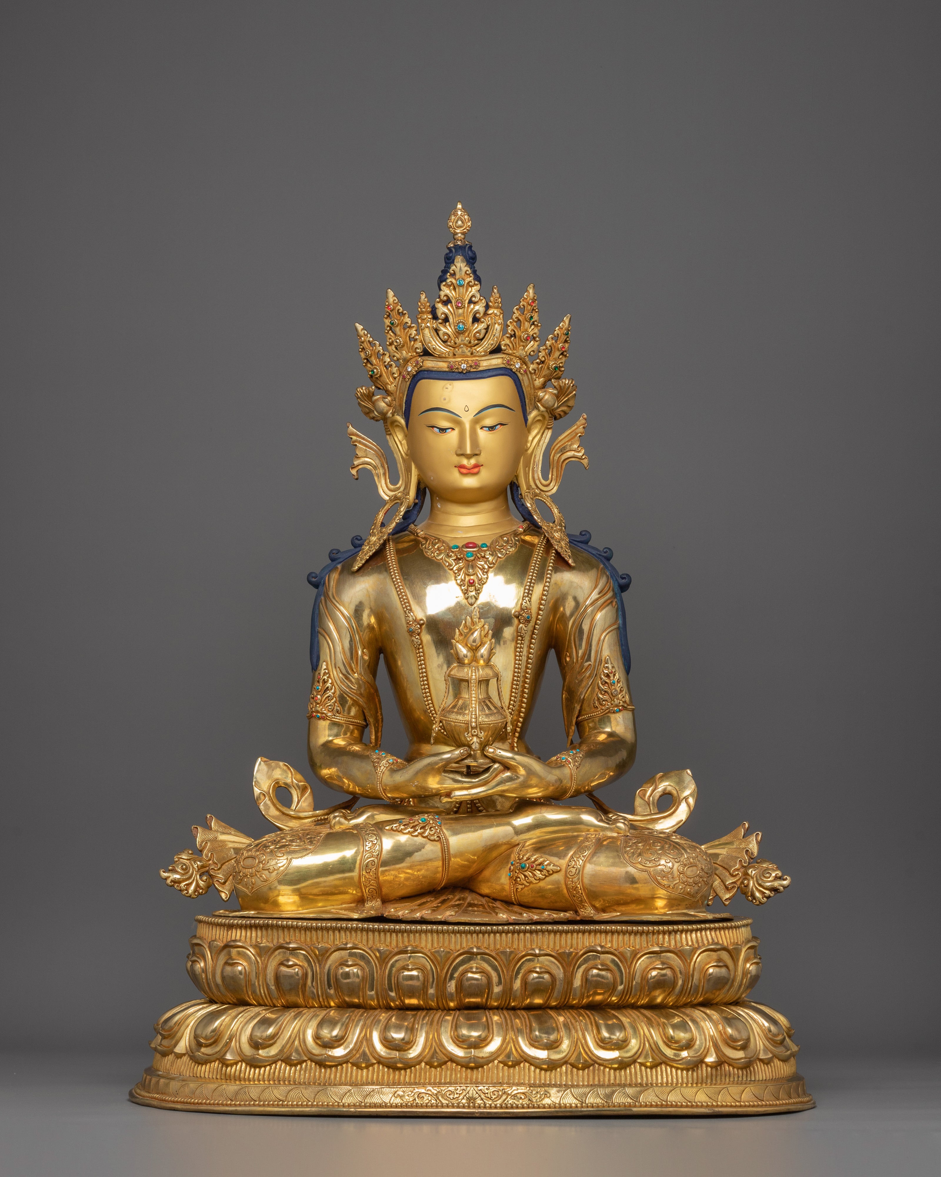 Amitayus Art, Eternal Life Giver | Himalayan Statue of Divine Longevity