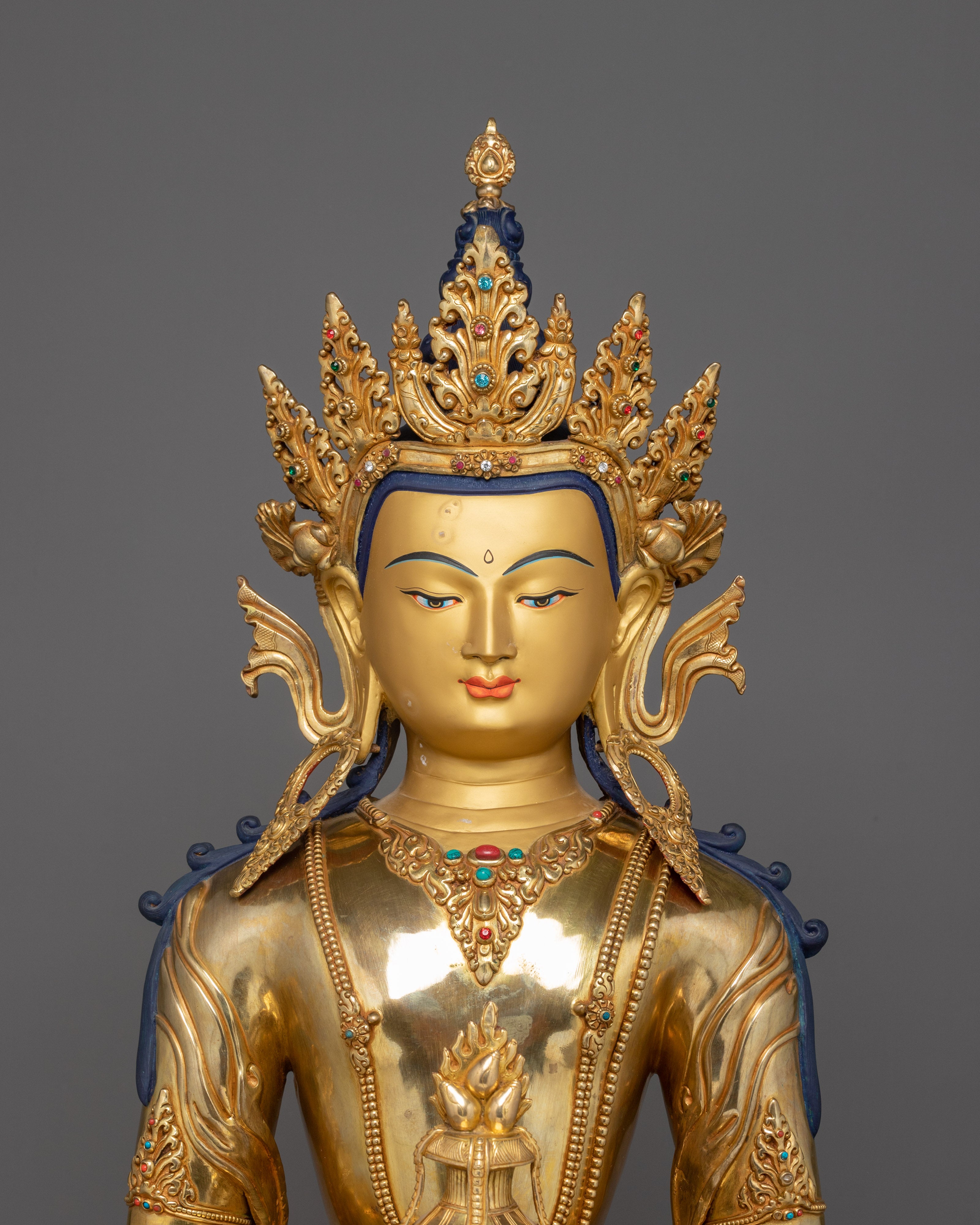 Amitayus Art, Eternal Life Giver | Himalayan Statue of Divine Longevity