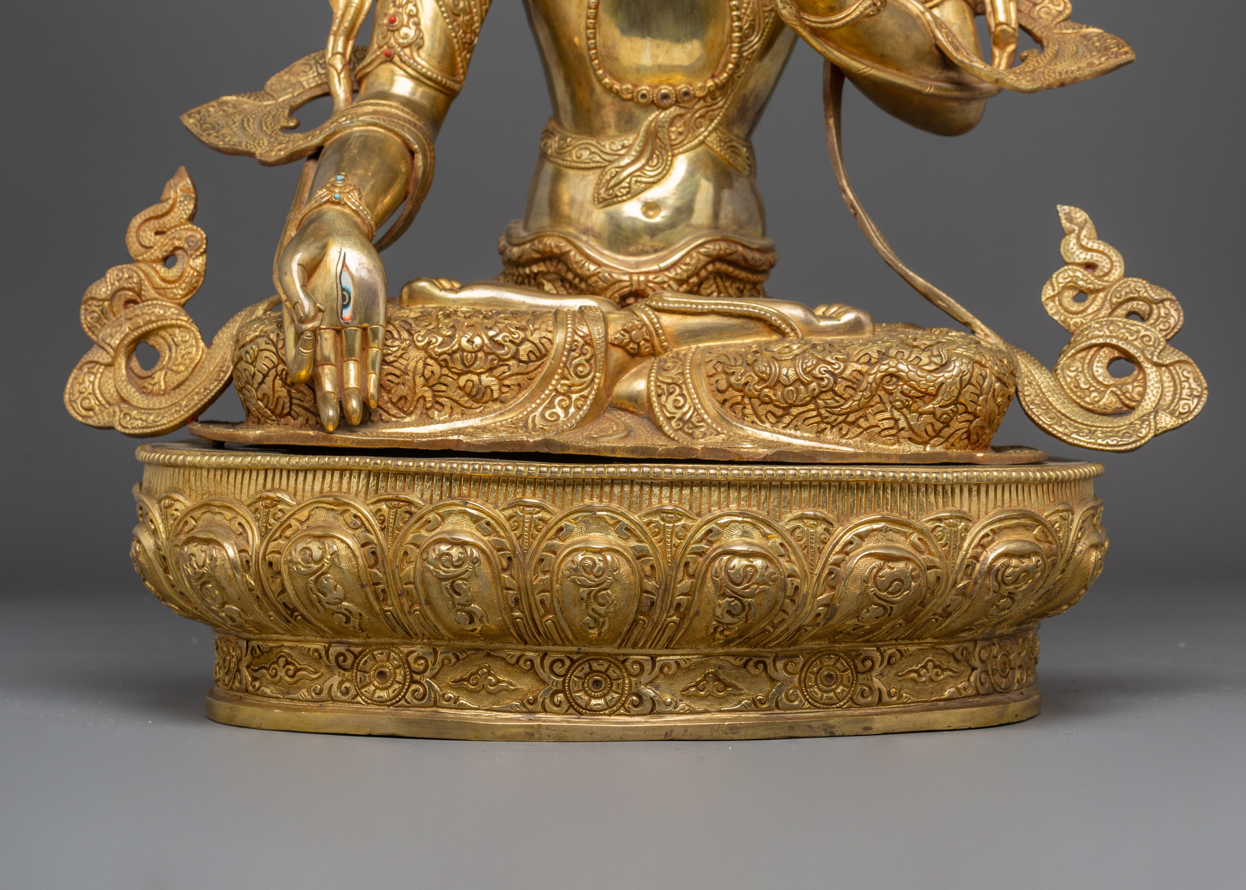 White Tara Figurine, Goddess of Longevity and Healing