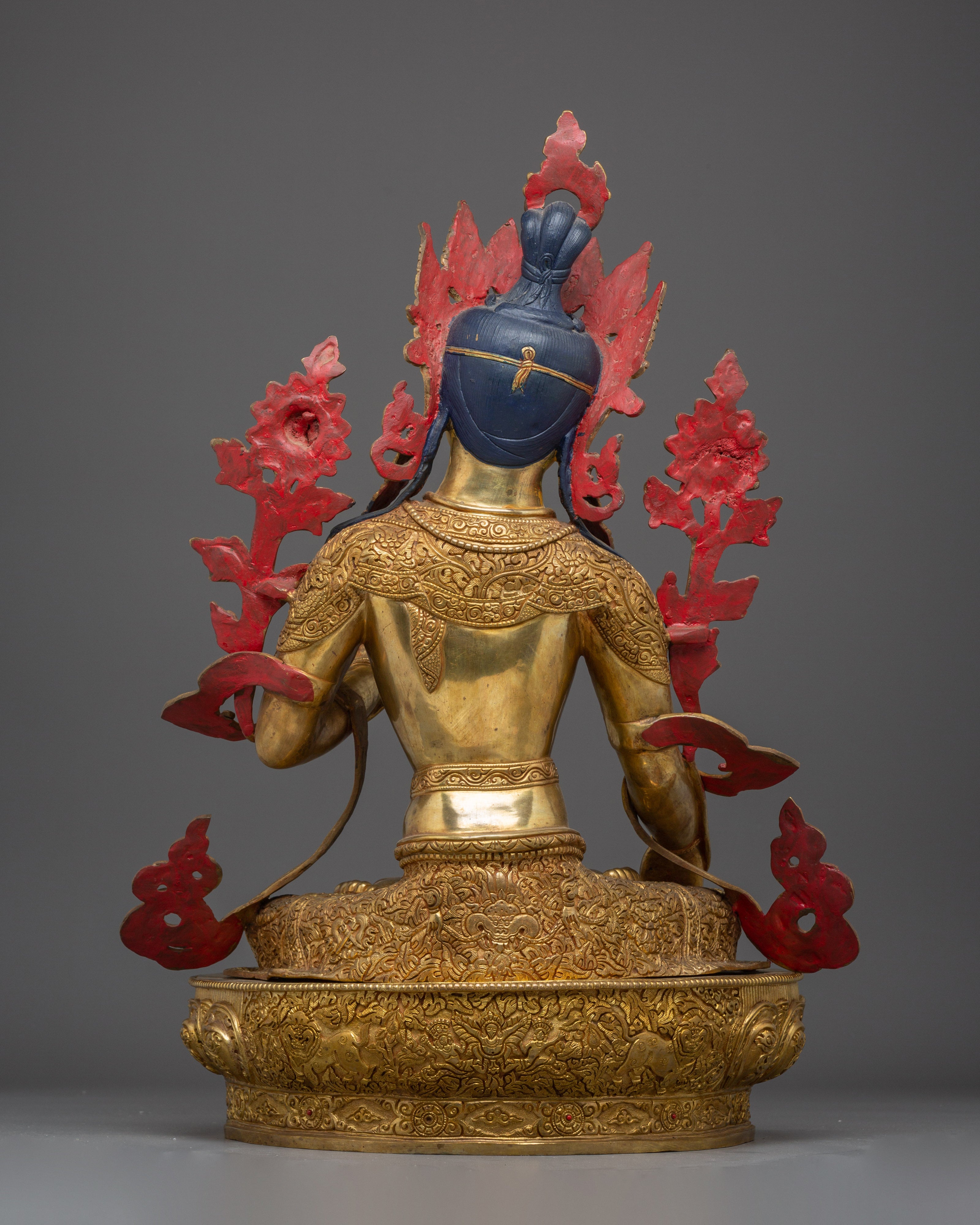 White Tara Figurine, Goddess of Longevity and Healing
