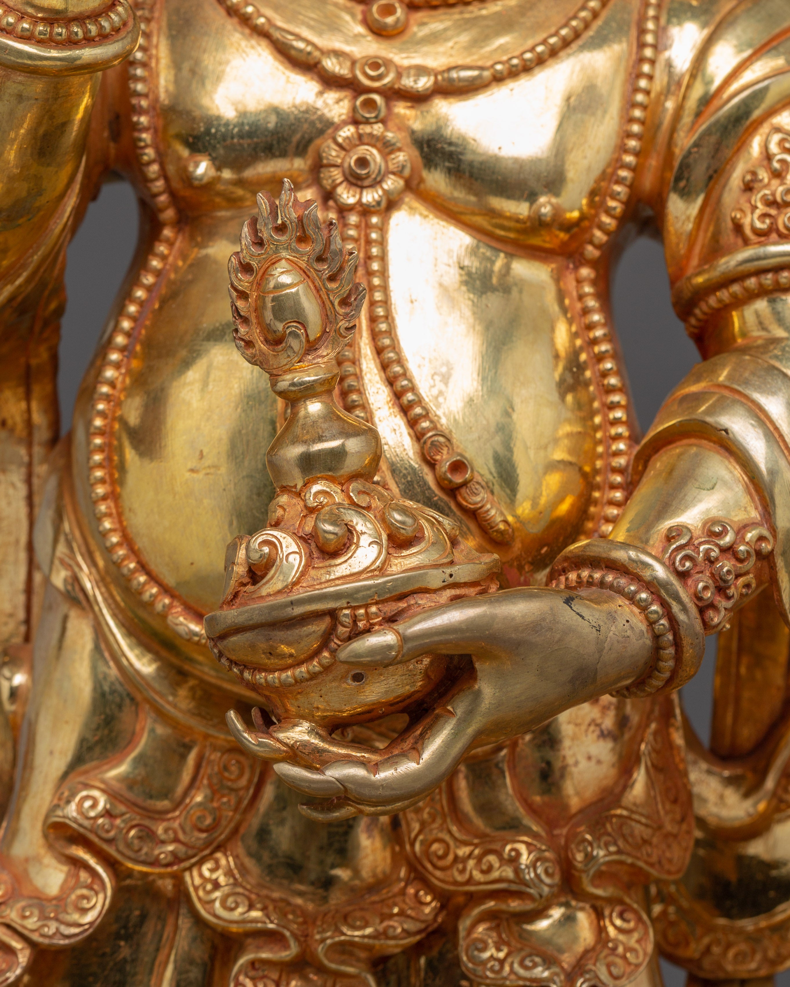 White Mahakala Statue: The Protector of Dharma