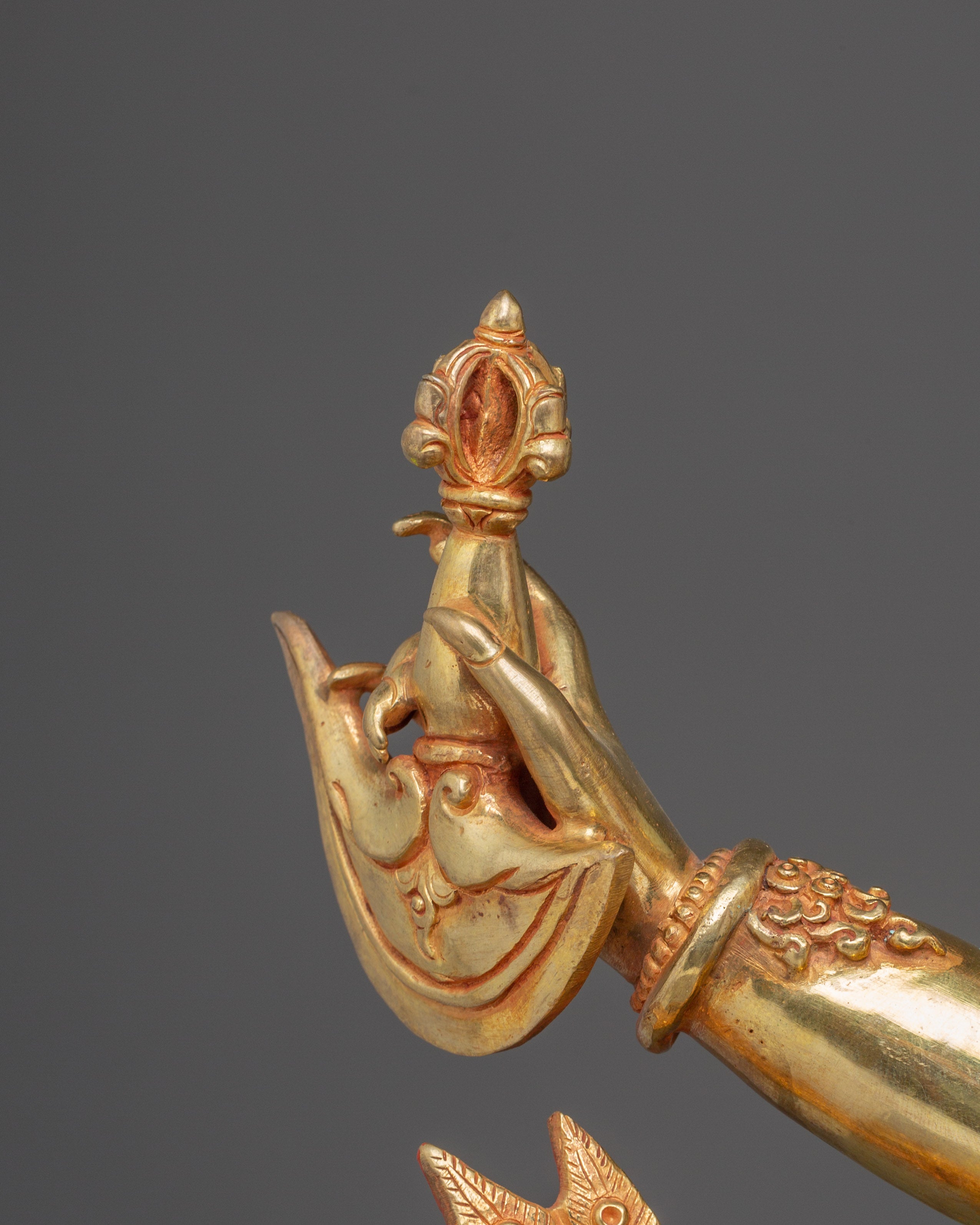 White Mahakala Statue: The Protector of Dharma