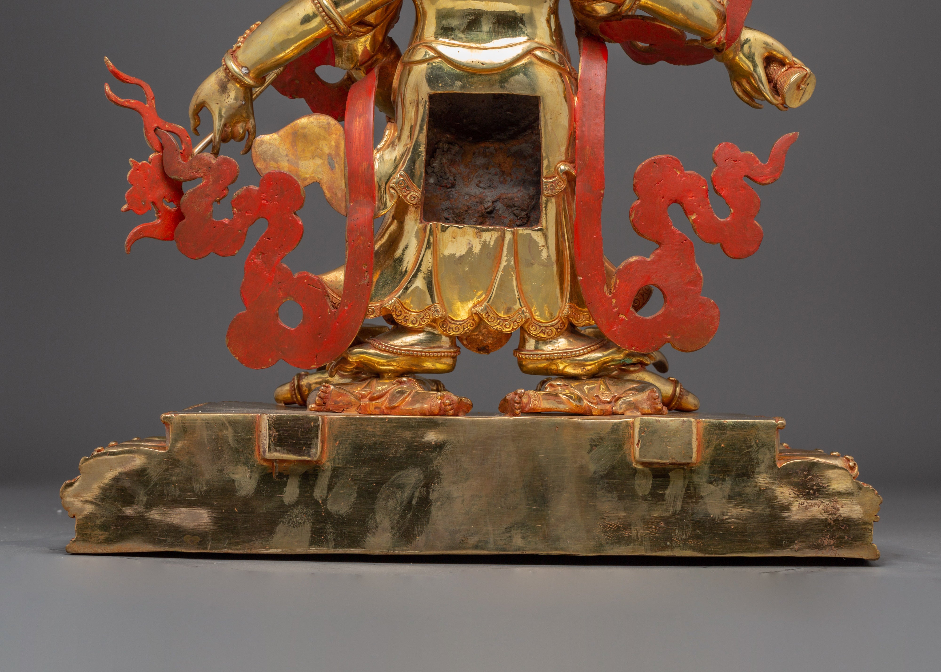 White Mahakala Statue: The Protector of Dharma