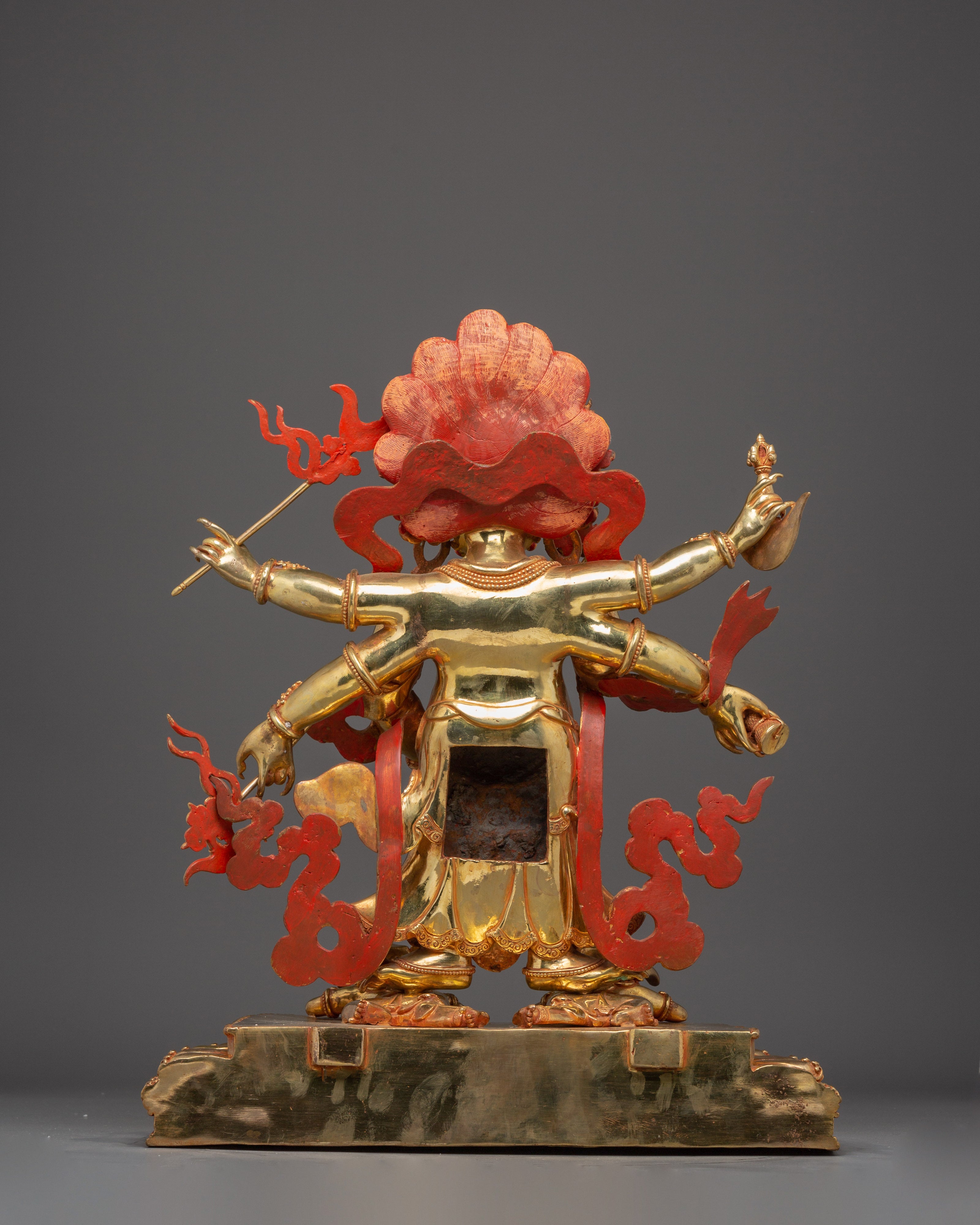 White Mahakala Statue: The Protector of Dharma