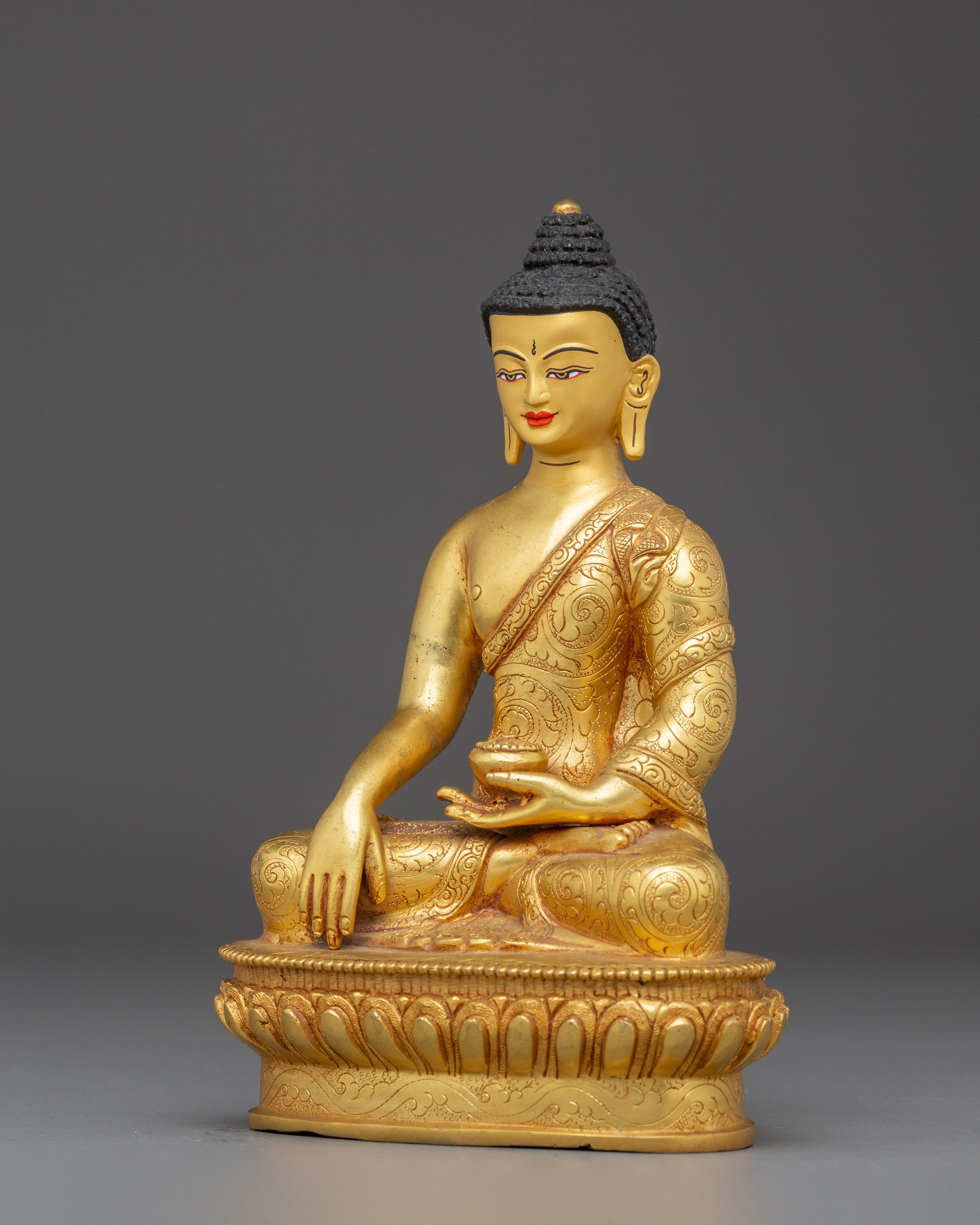 Himalayan Copper Shakyamuni Buddha Sculpture
