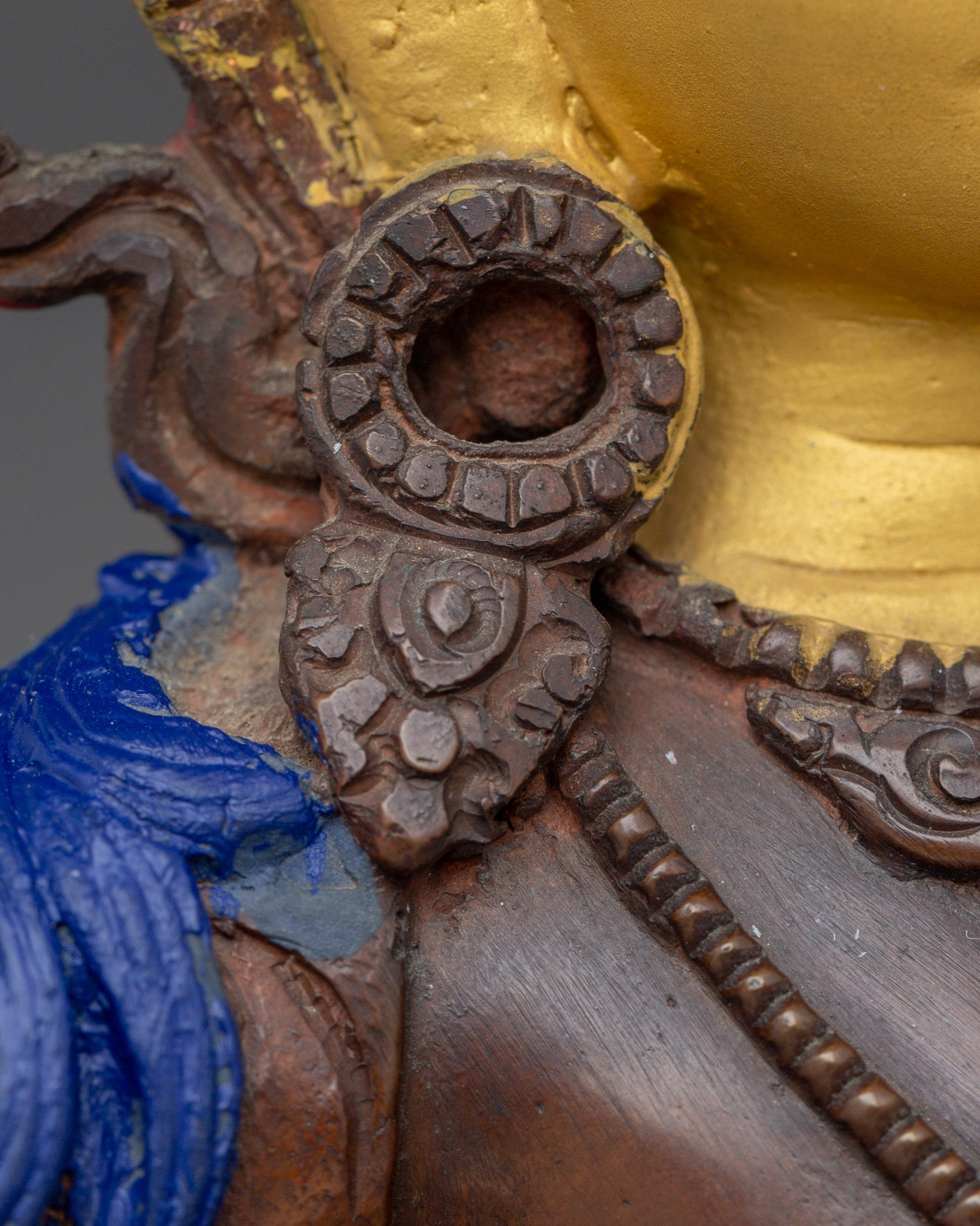 Copper Manjushri Statue: The Bodhisattva of Wisdom