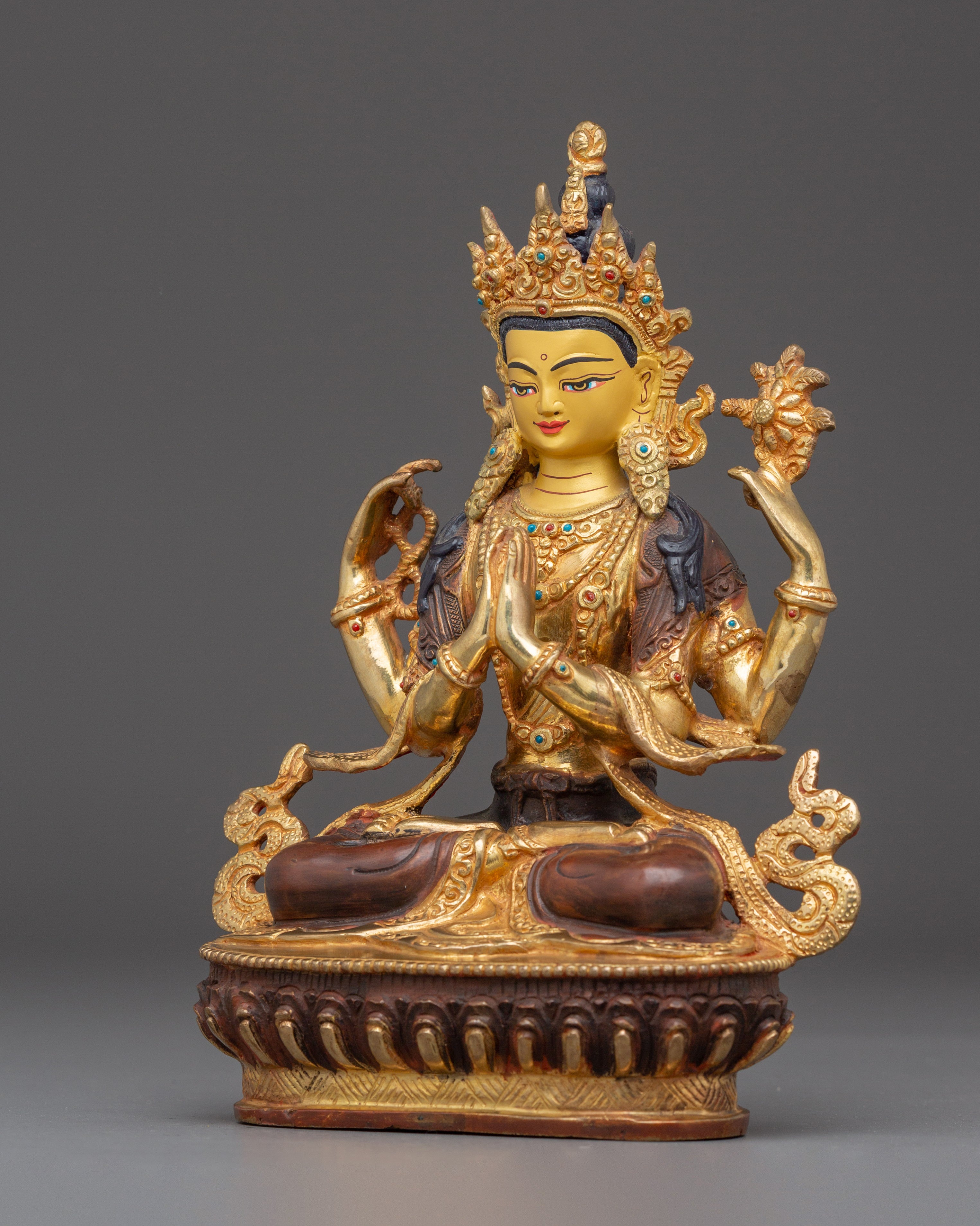 Statue of Chenrezig: The Bodhisattva of Compassion