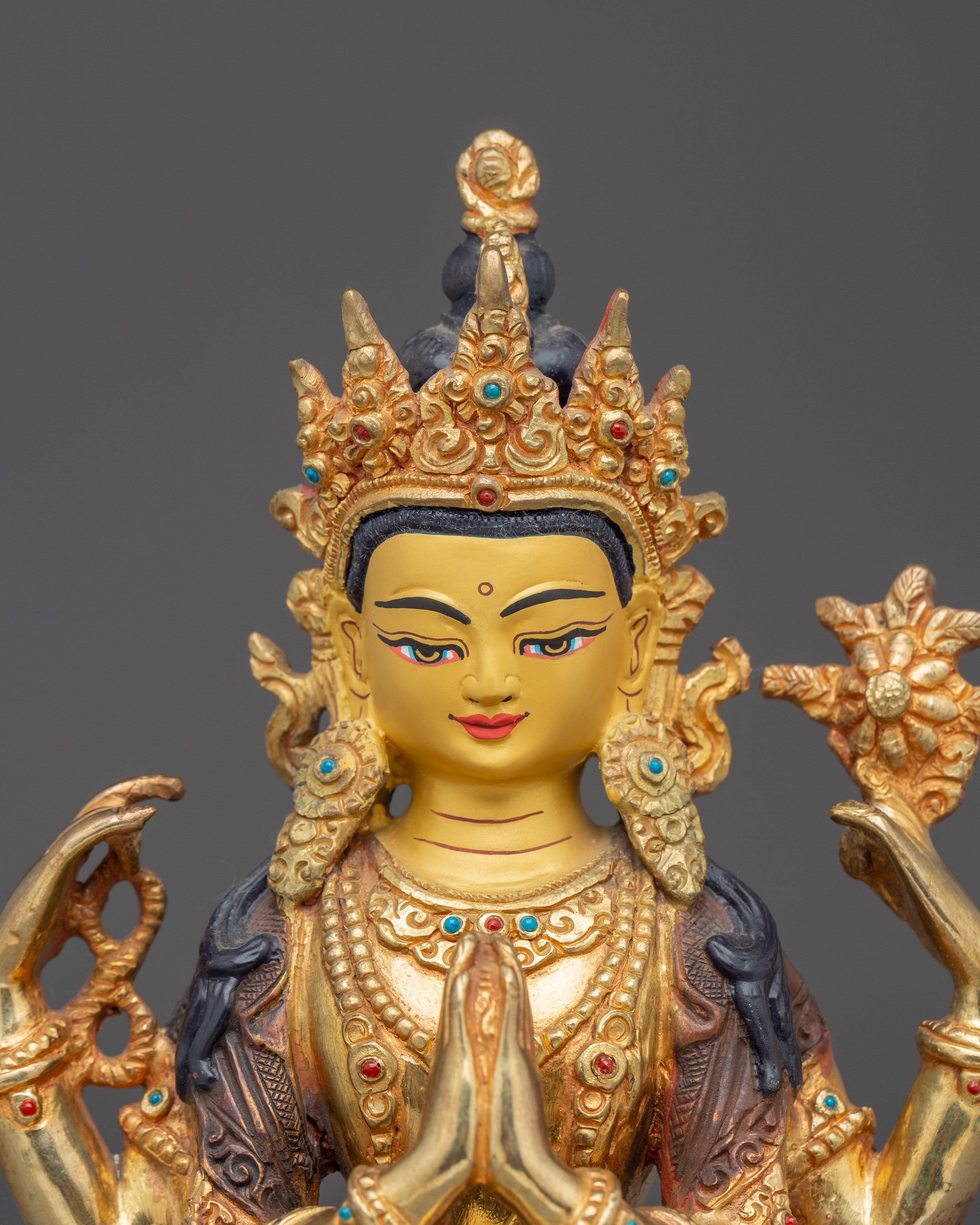 Statue of Chenrezig: The Bodhisattva of Compassion