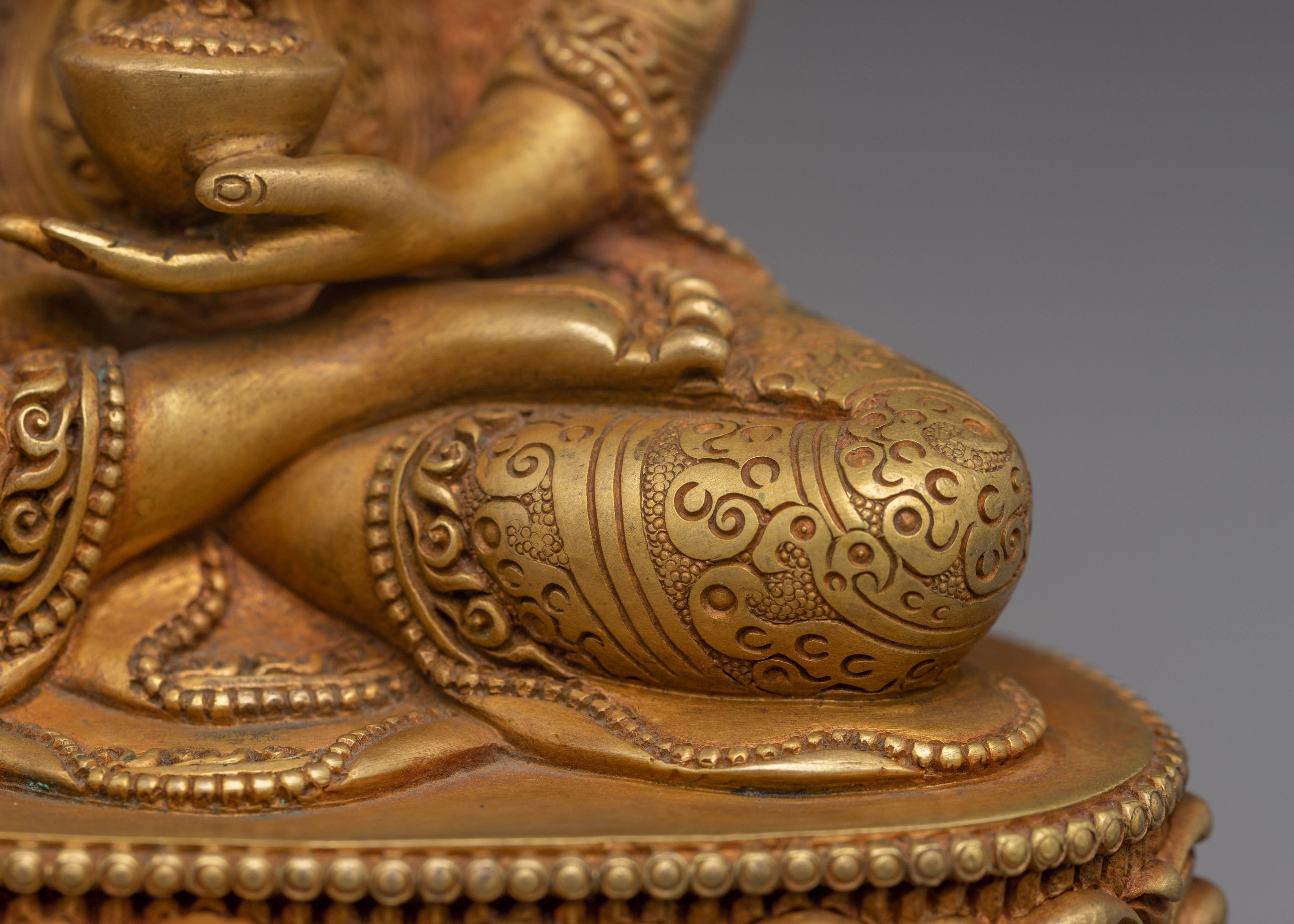 Copper Supreme Healer Medicine Buddha Statue