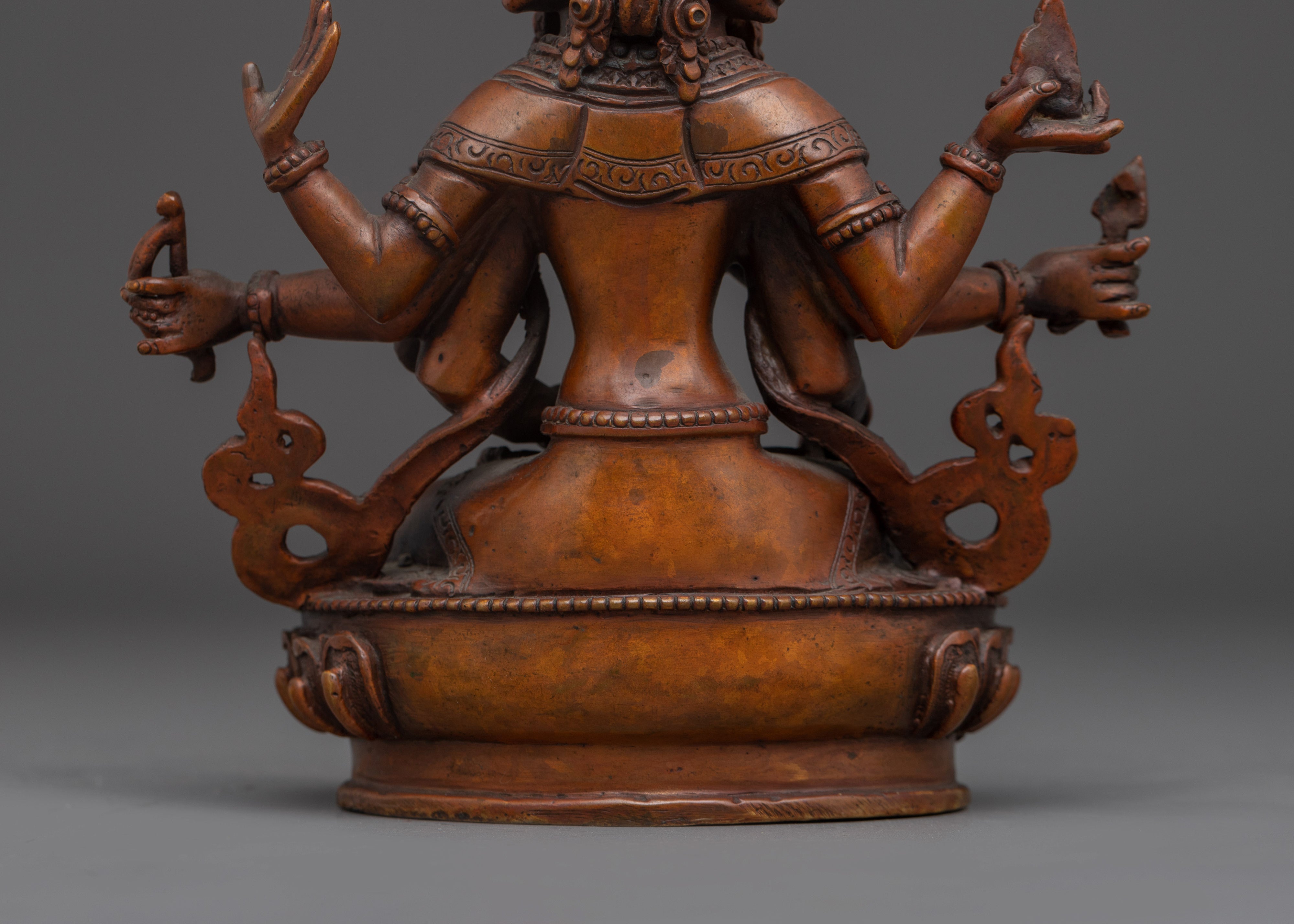Namgyalma Dakini Figurine With Oxidized Copper
