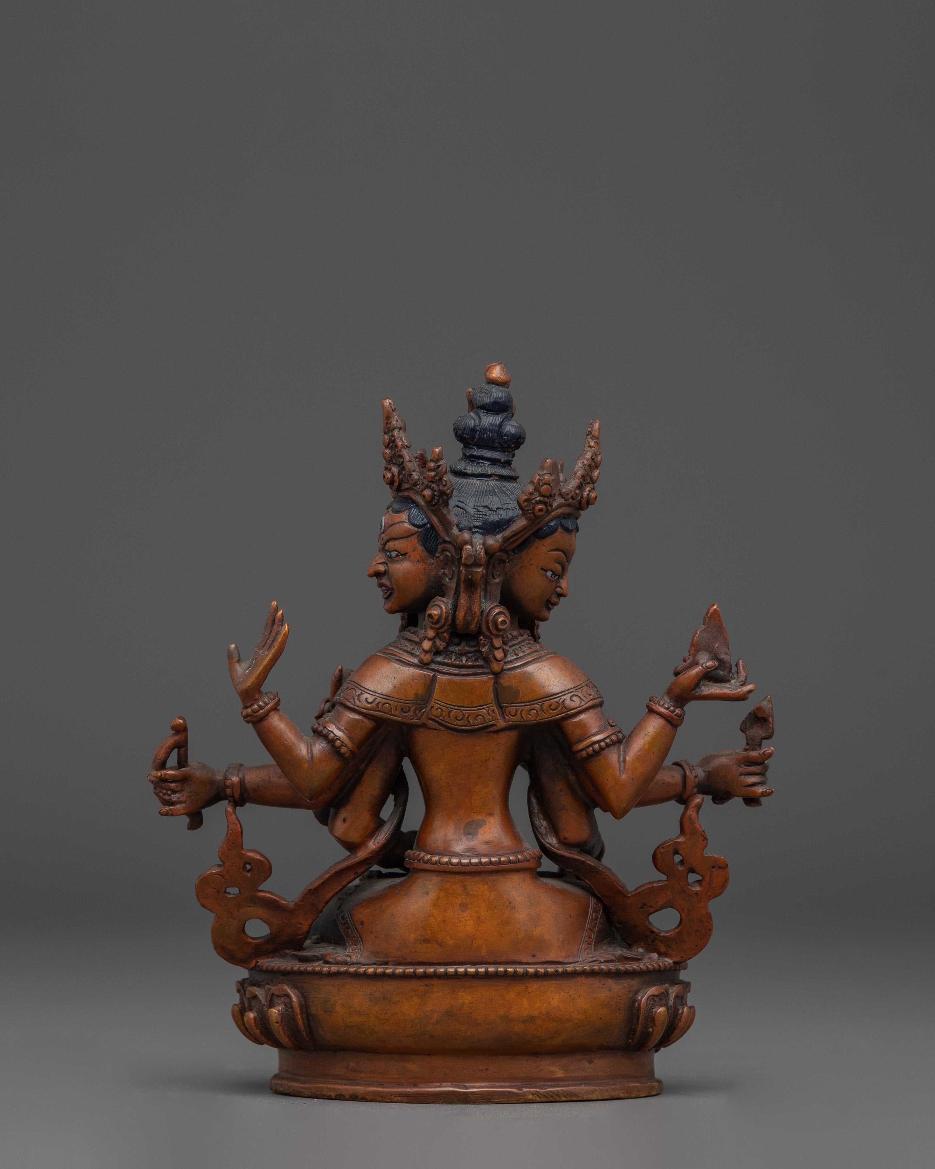 Namgyalma Dakini Figurine With Oxidized Copper