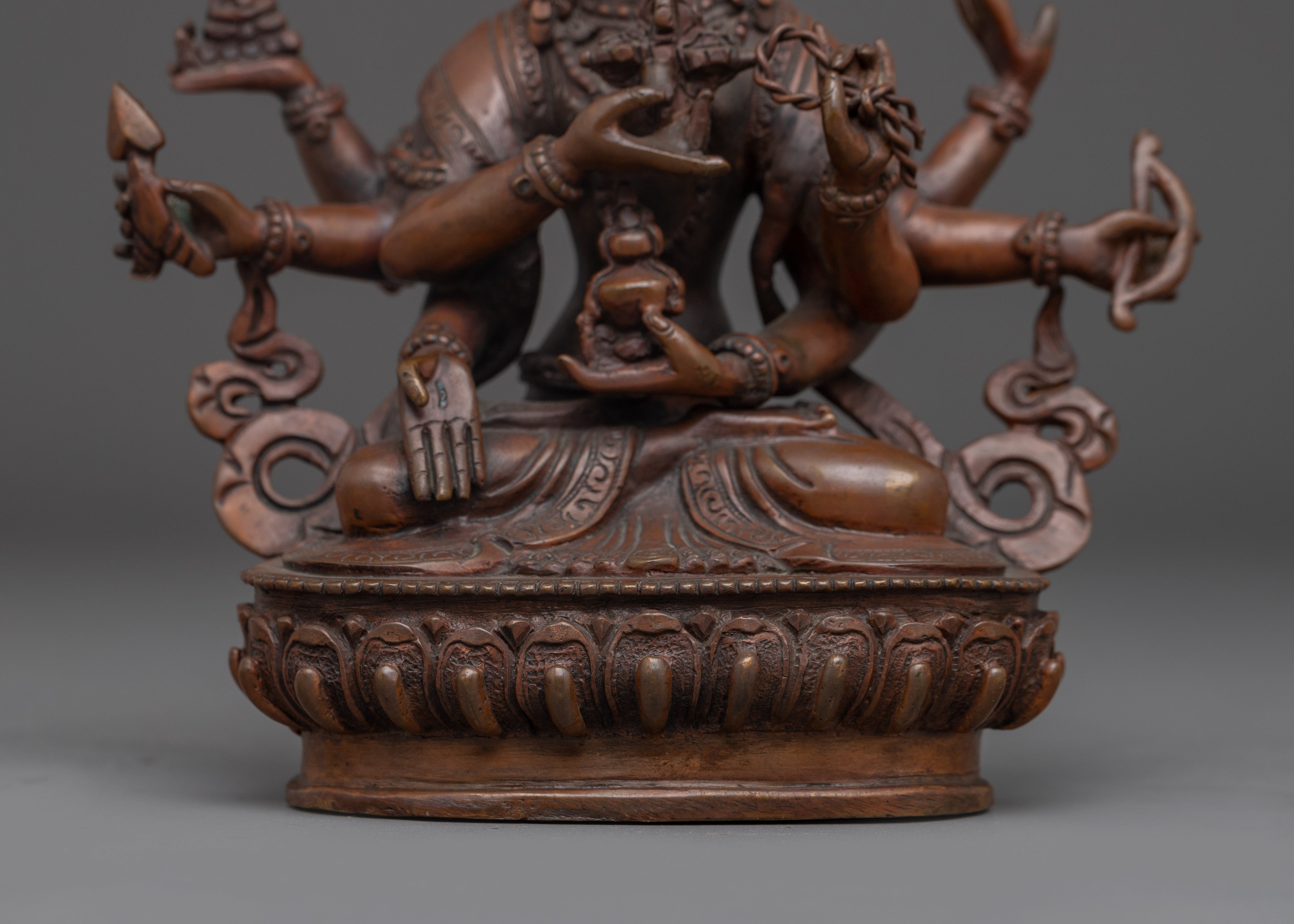 Namgyalma Dakini Figurine With Oxidized Copper