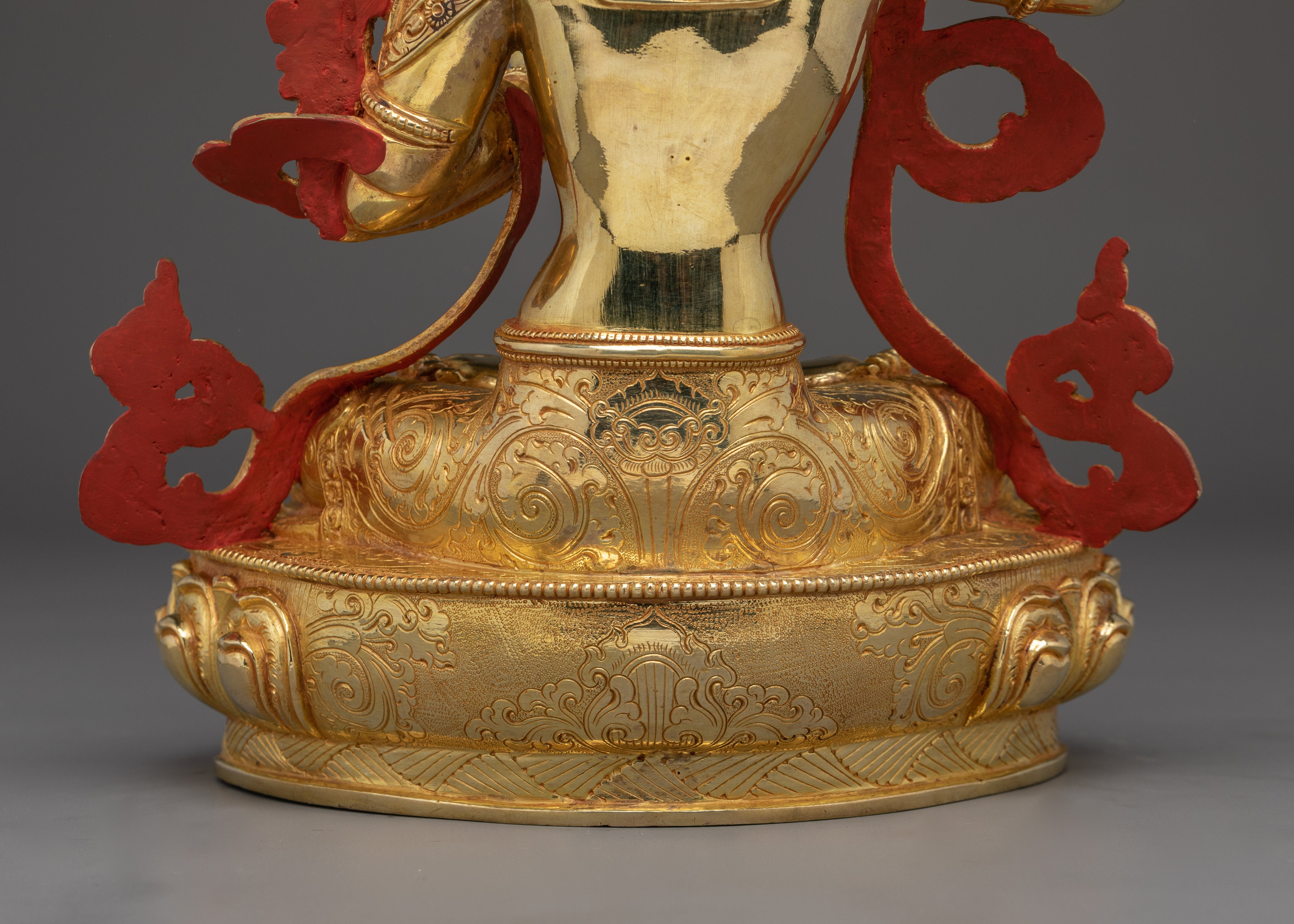 Golden Manjushri Statue: Sword of Wisdom