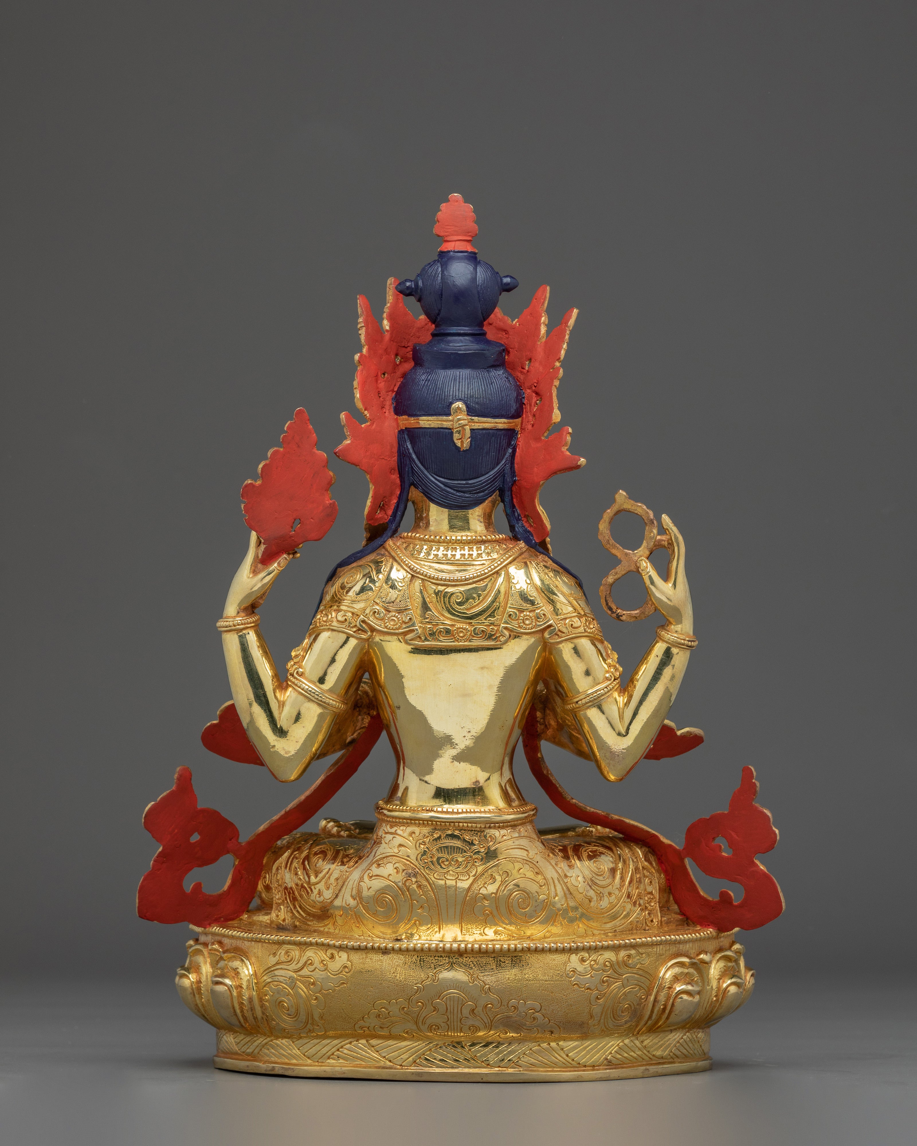 Handmade Chenrezig Statue: The Compassionate Bodhisattva