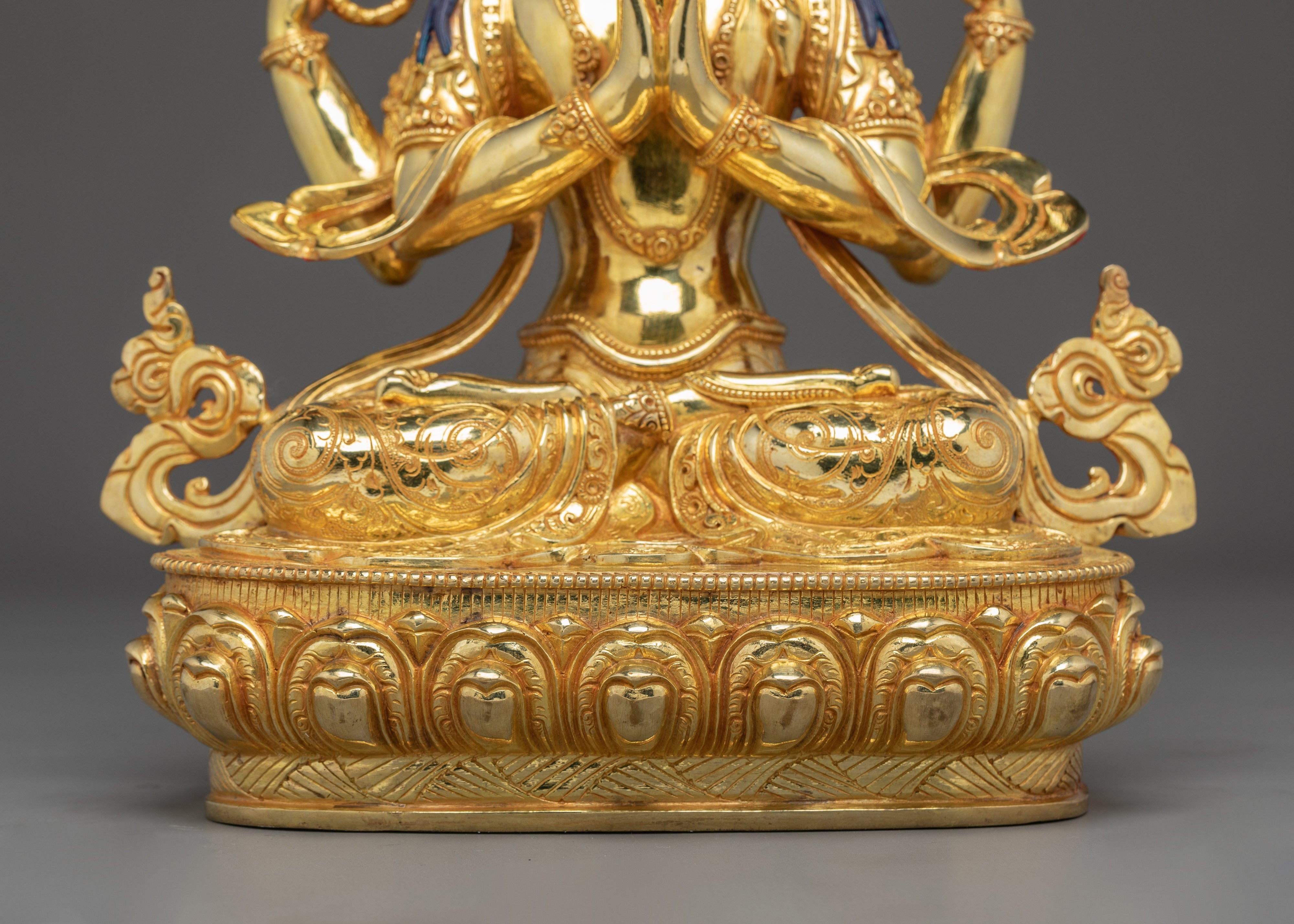 Handmade Chenrezig Statue: The Compassionate Bodhisattva