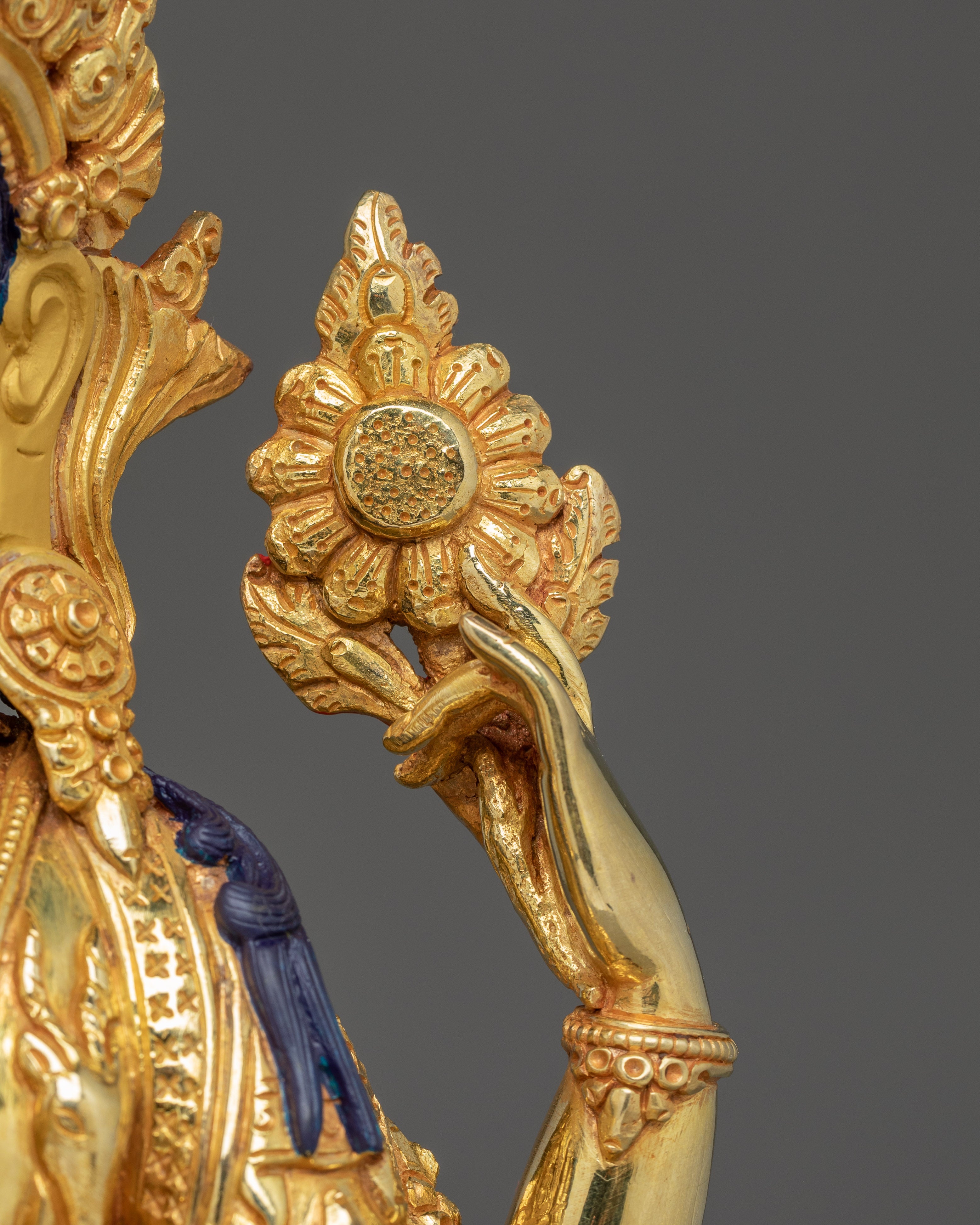 Handmade Chenrezig Statue: The Compassionate Bodhisattva