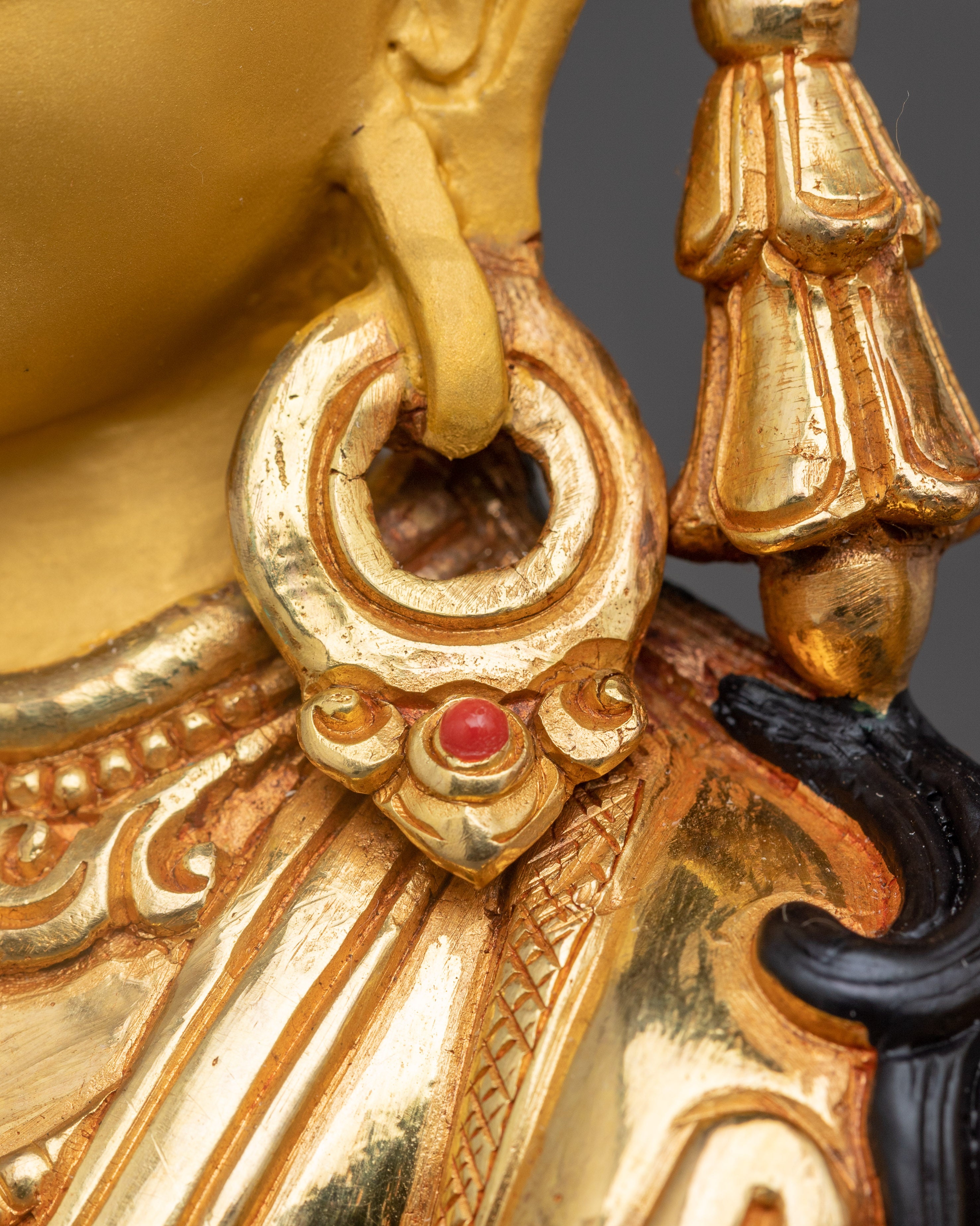 Bodhisattva Cundi Artwork | 24K Gold Gilded Spiritual Statue