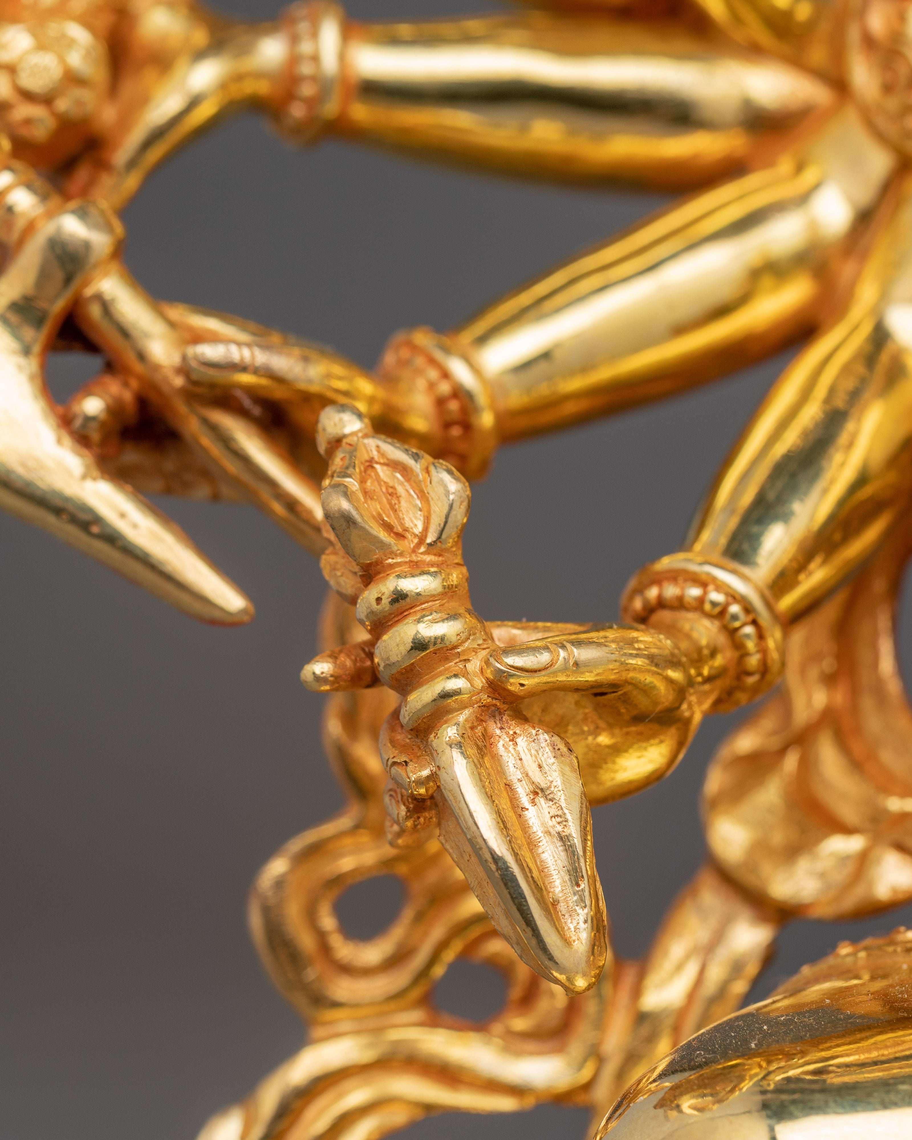 Bodhisattva Cundi Art | 24K Gold Gilded Spiritual Statue