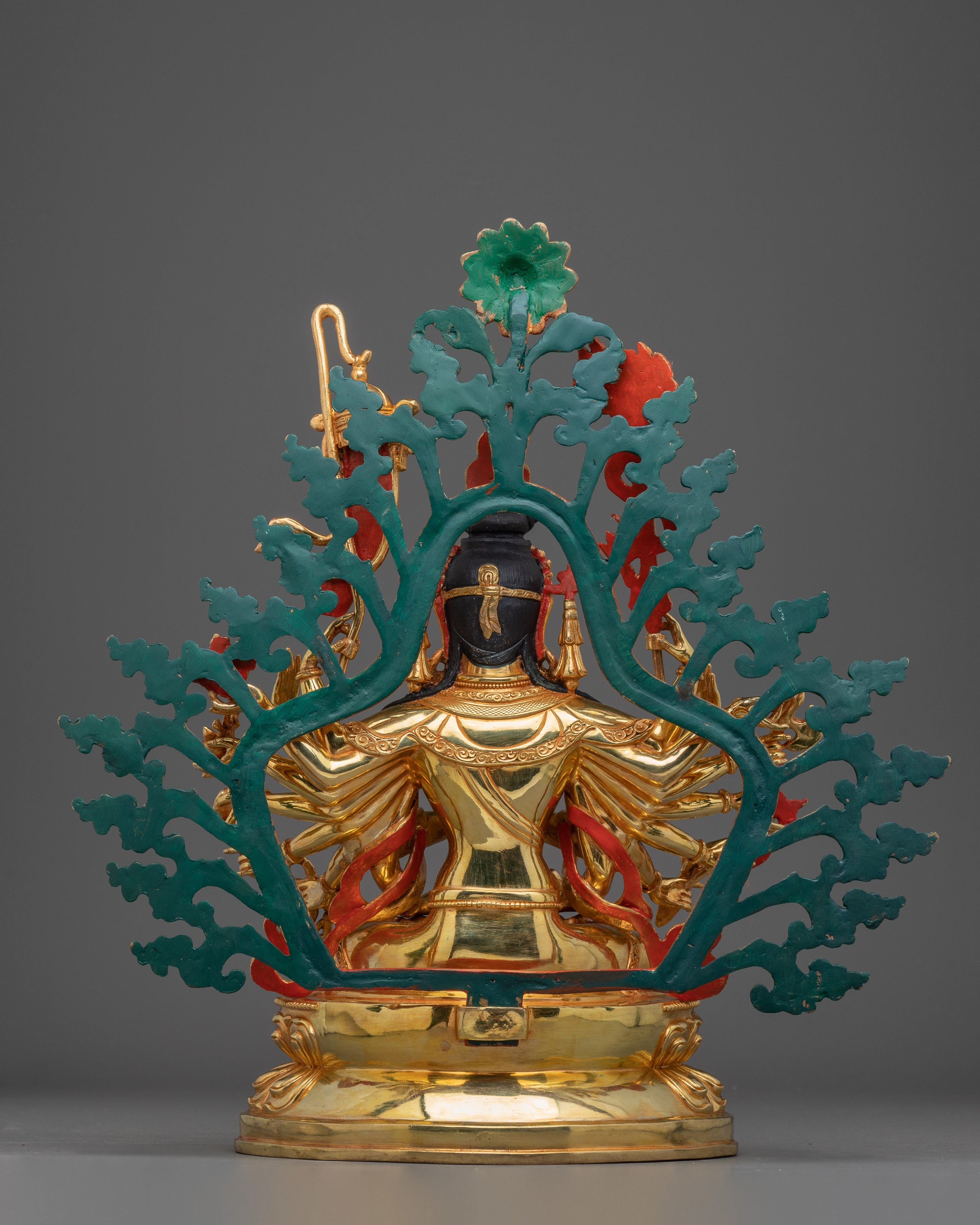 Bodhisattva Cundi Art | 24K Gold Gilded Spiritual Statue