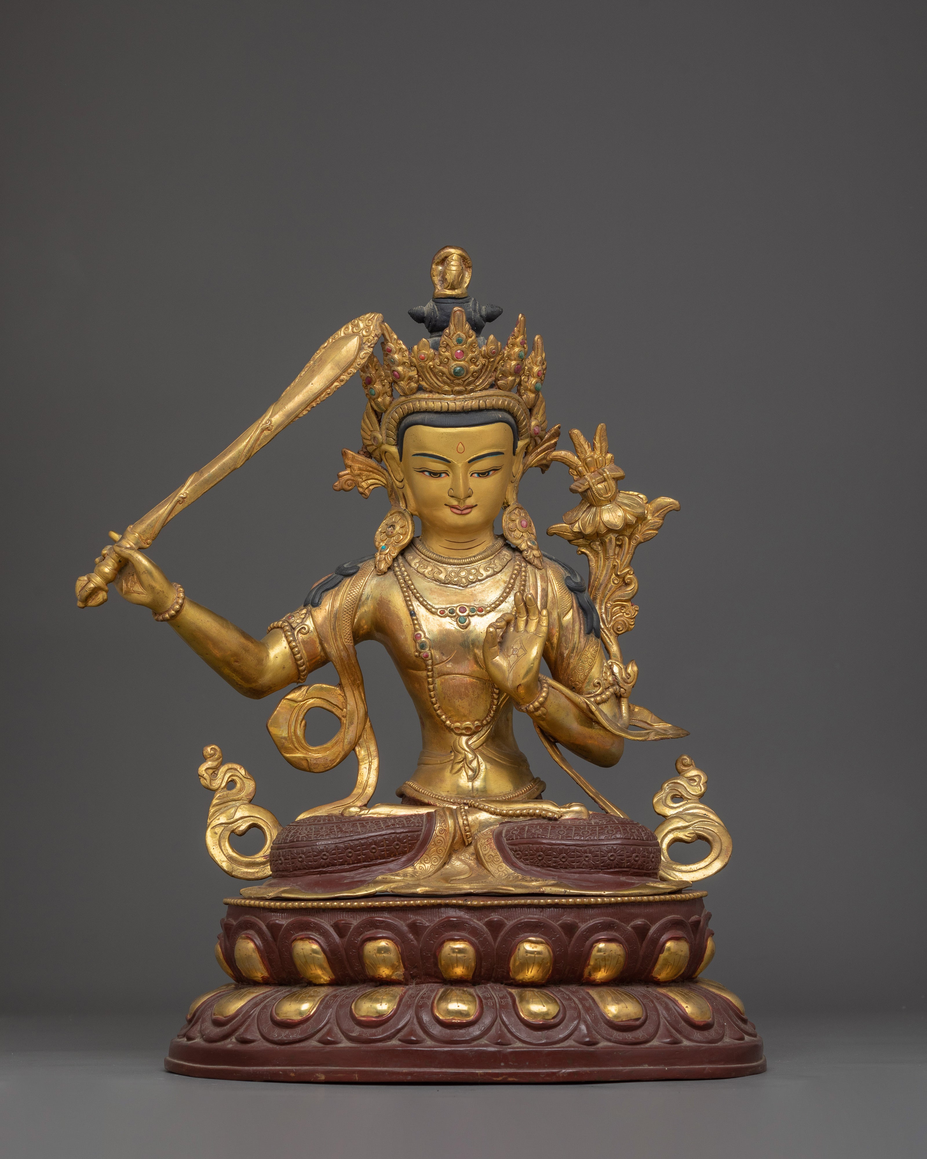 Manjushri Art: The Divine Bodhisattva of Wisdom