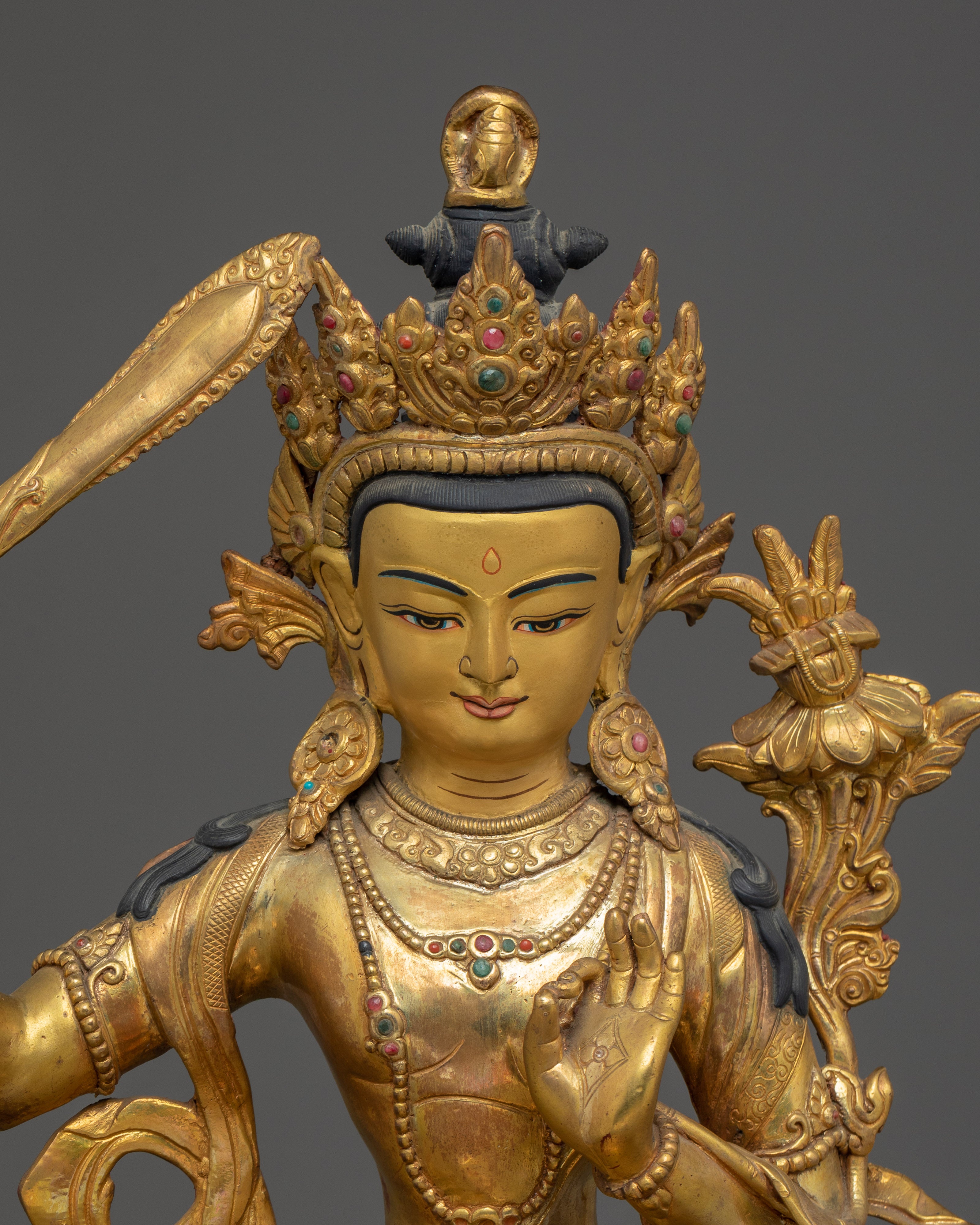 Manjushri Art: The Divine Bodhisattva of Wisdom
