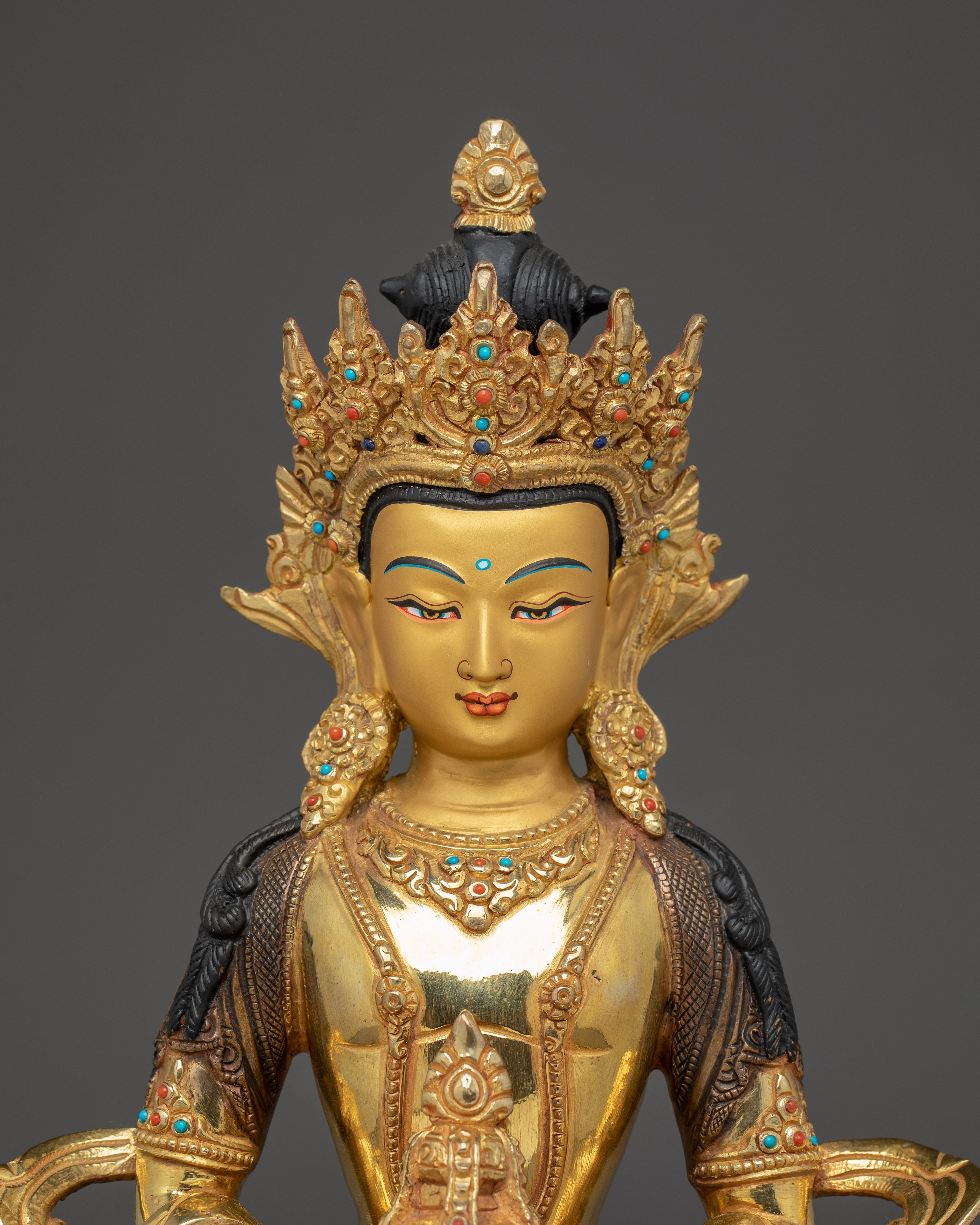 Tibetan Amitayus Art: Bodhisattva of Long-life
