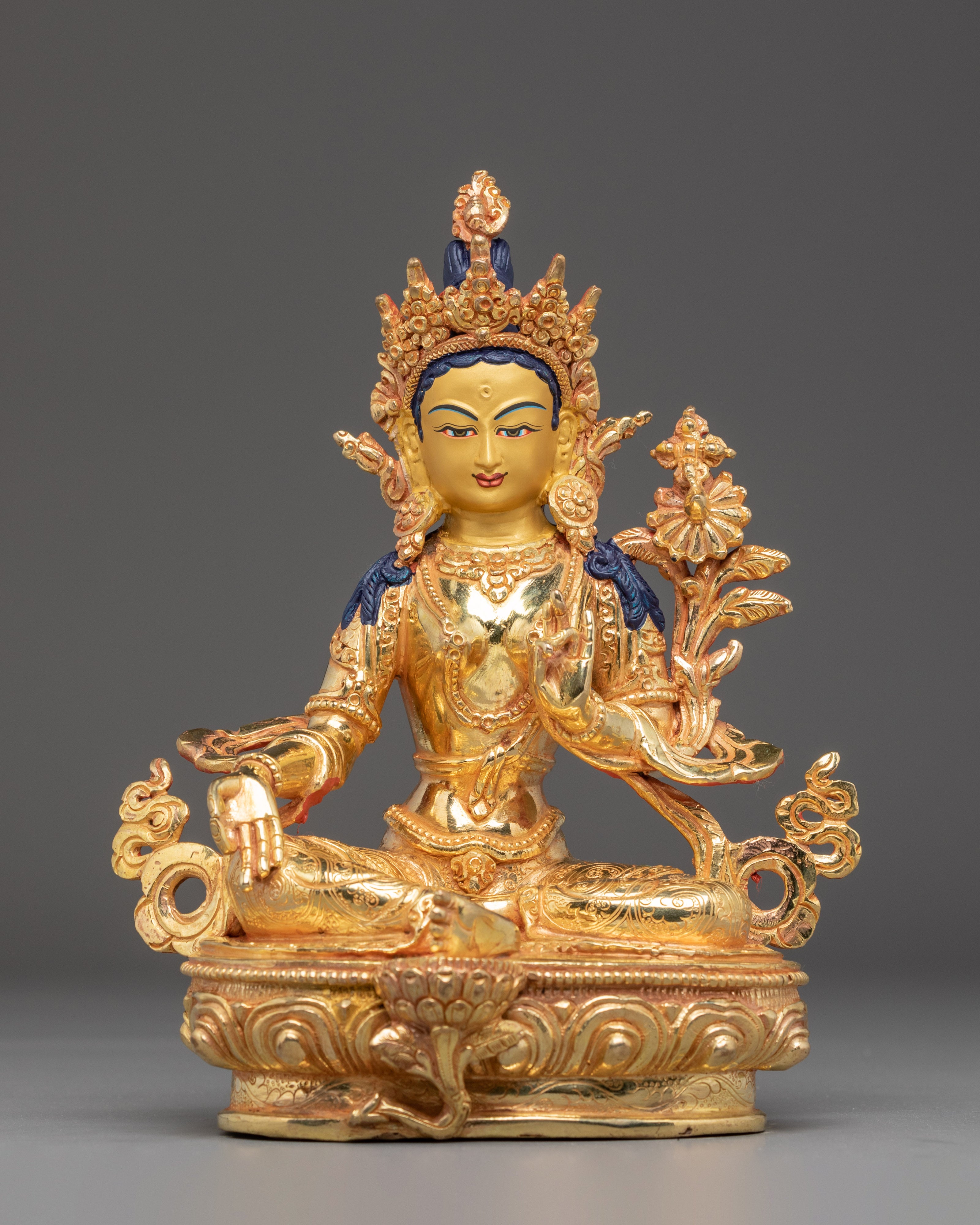 Handmade Golden 21 Tara Set | Symbol of Healing and Protection