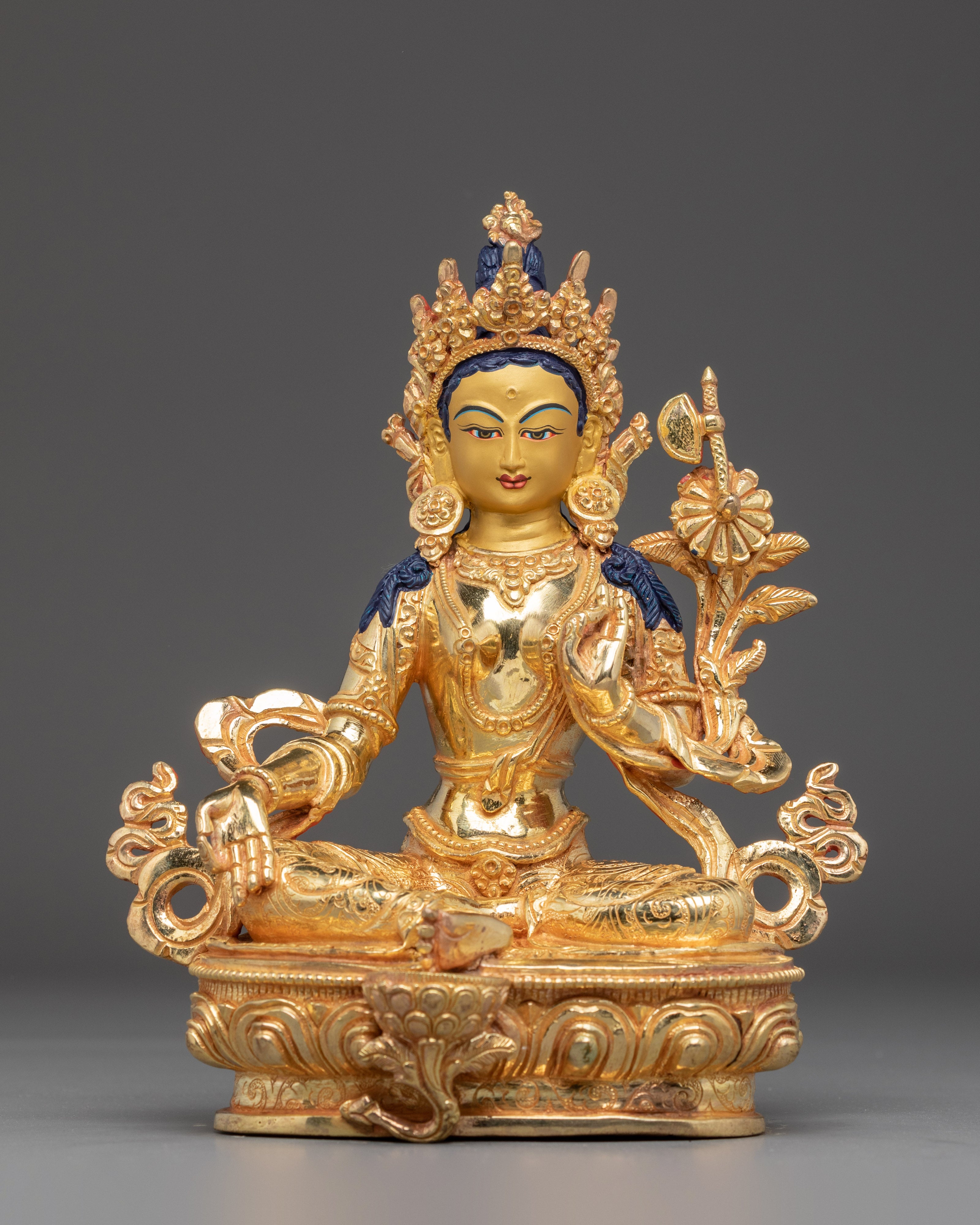 Handmade Golden 21 Tara Set | Symbol of Healing and Protection